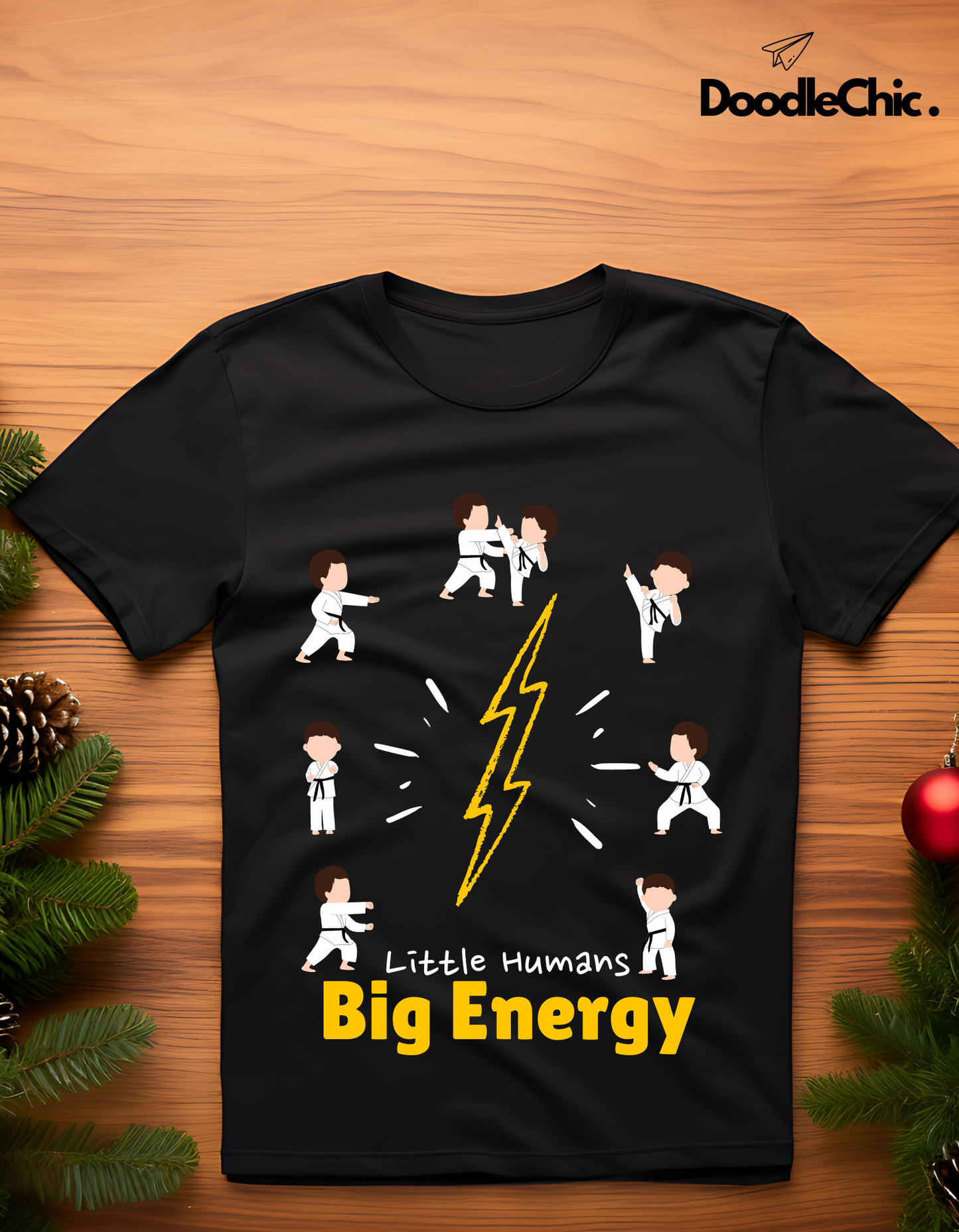 Little Humans Big Energy - Black