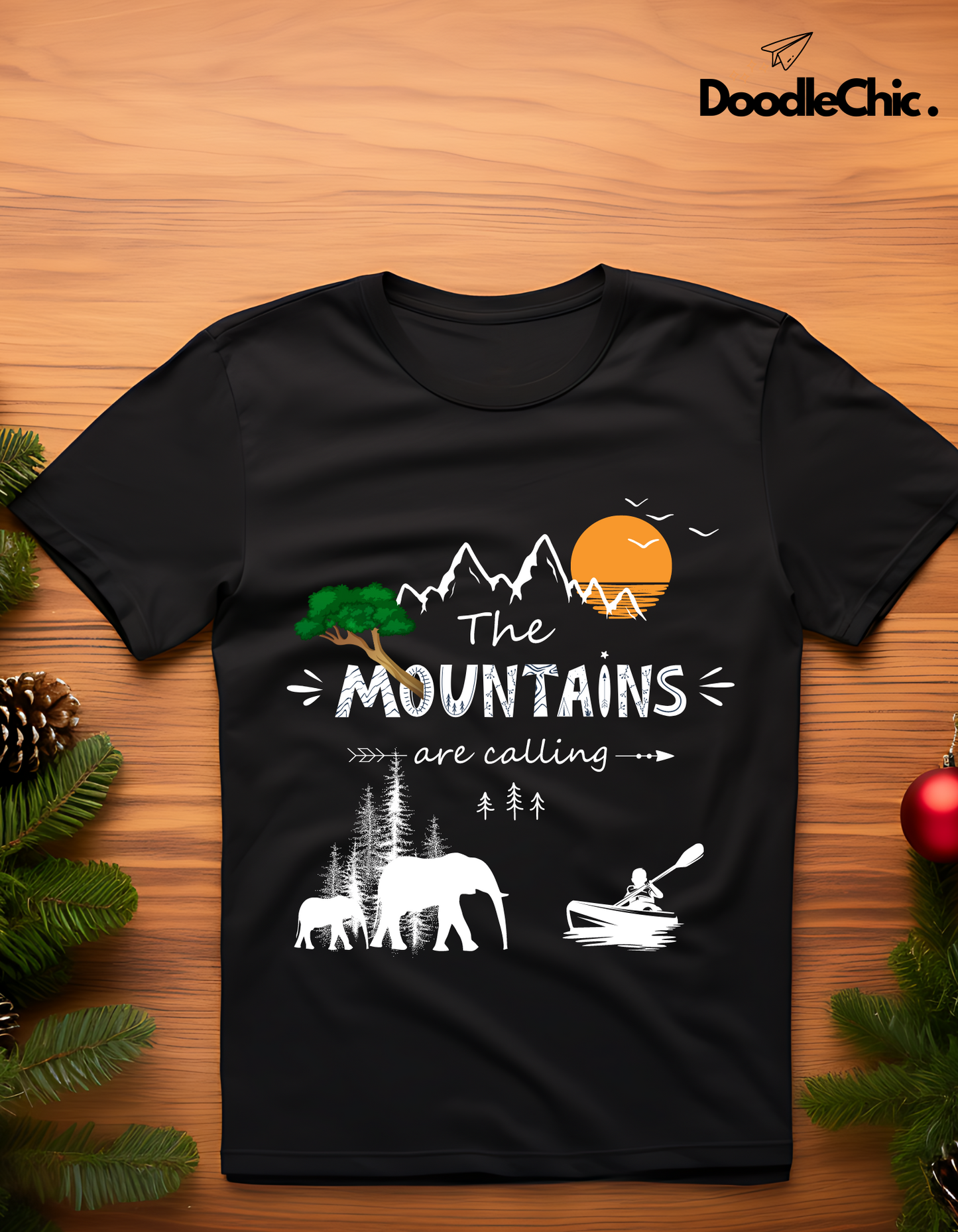 Mountains are Calling - Black