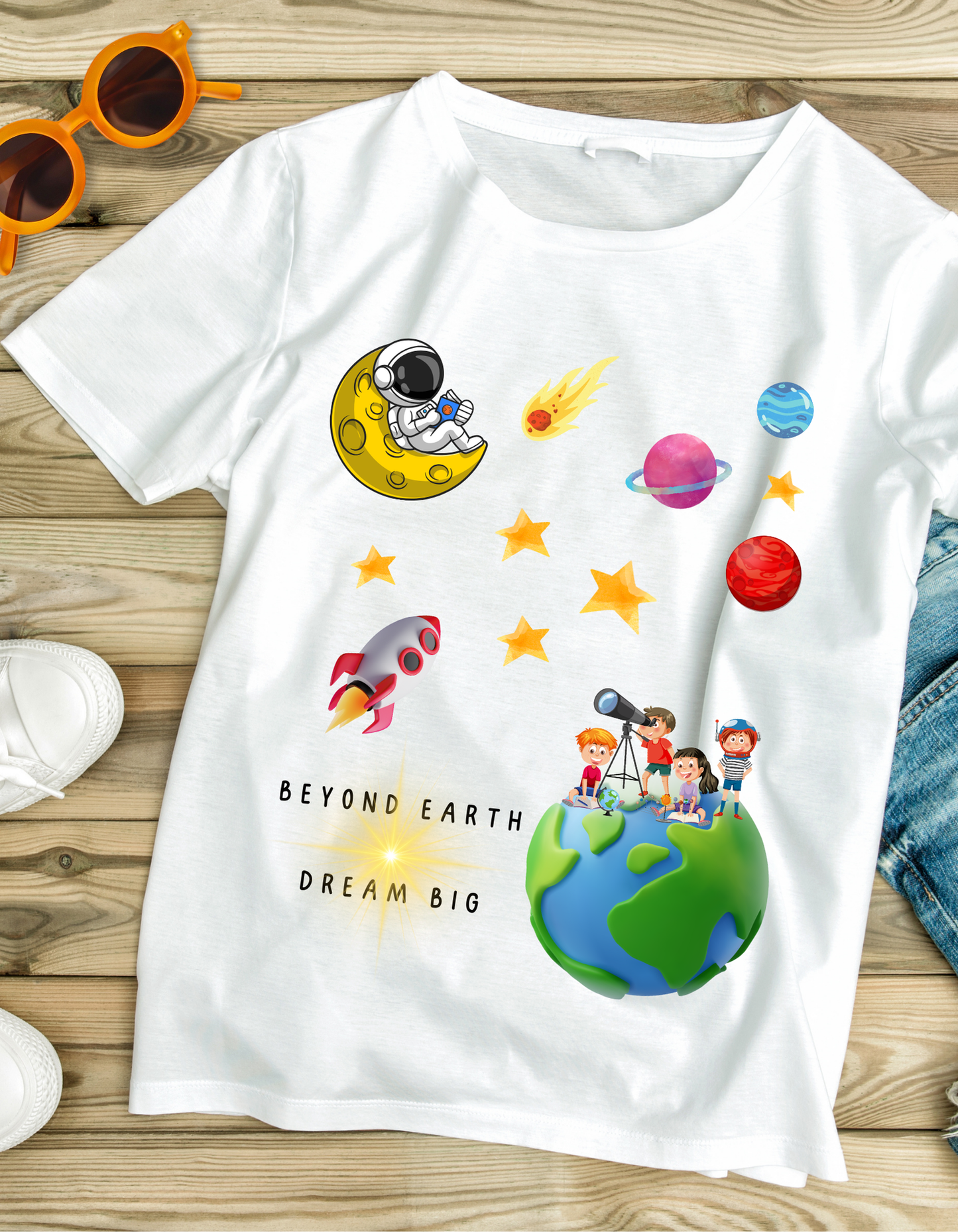 Beyond Earth Dream Big - White