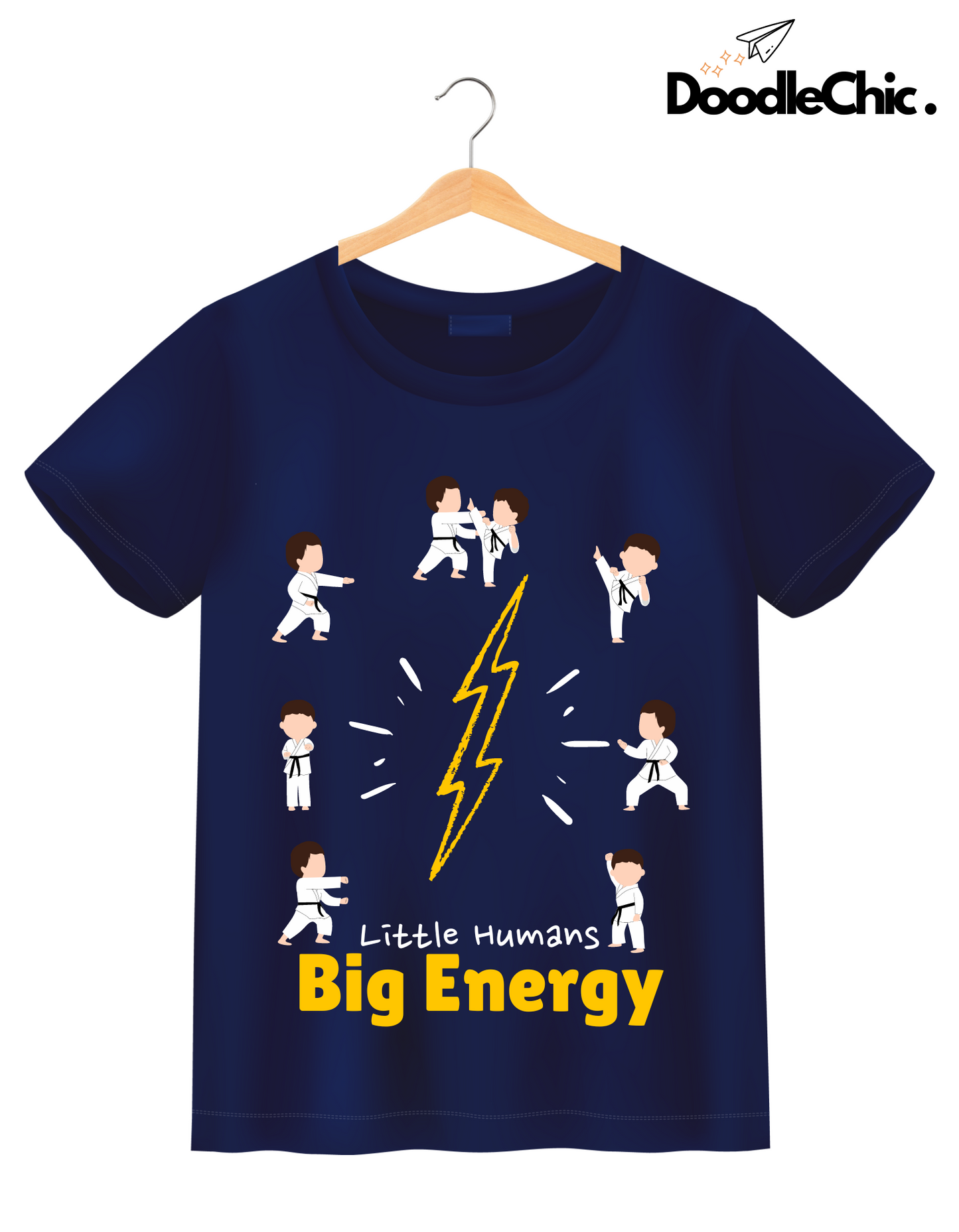 Little Humans Big Energy - Navy Blue