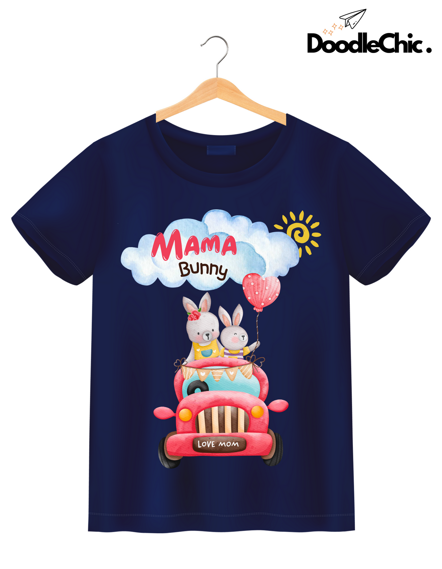 Mama Bunny Love - Navy Blue