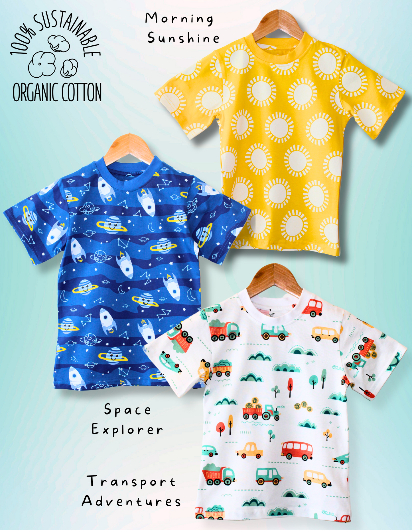 Pack of 3 - Space Explorer, Sunshine and City Adventures