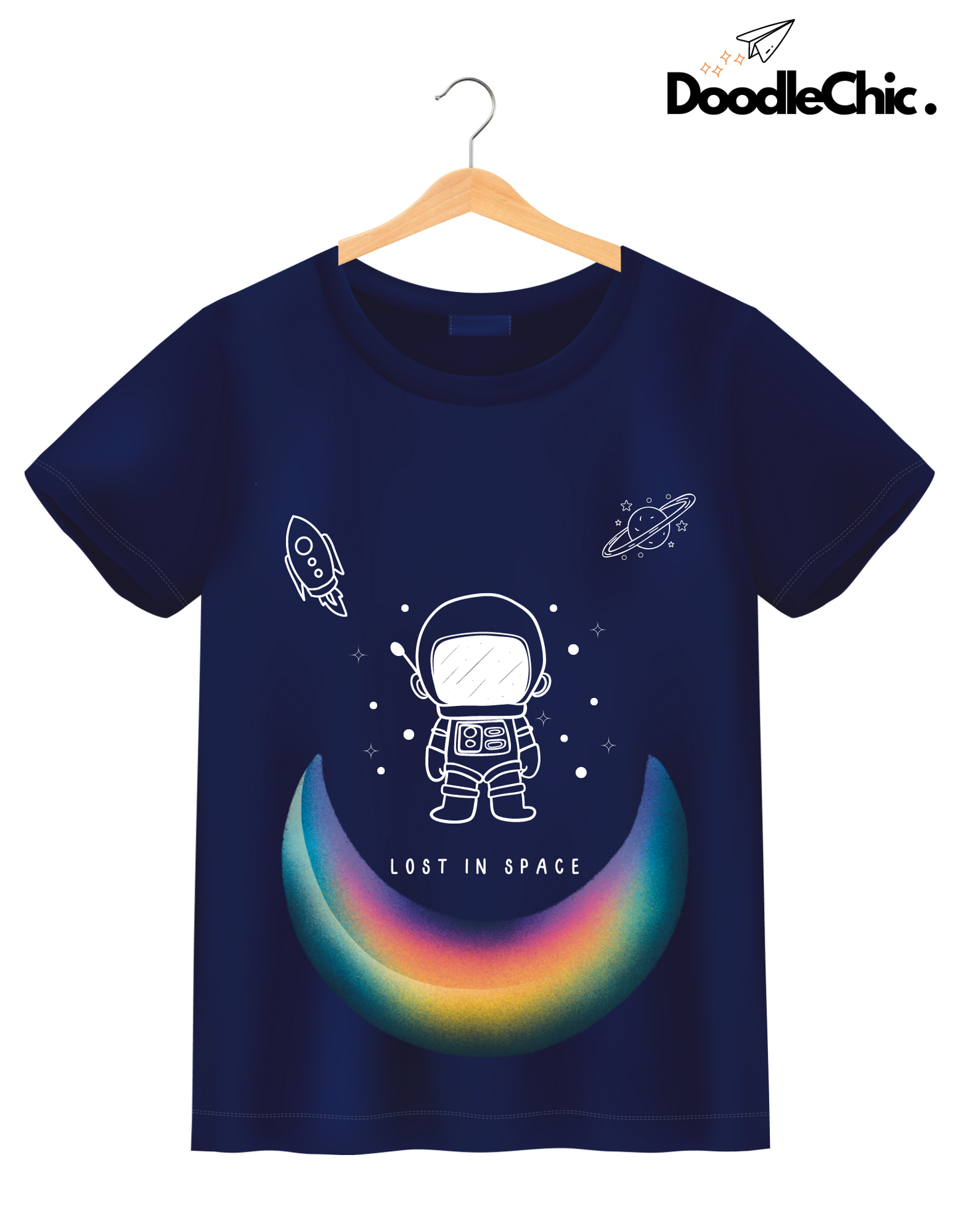 Lost in Space - Navy Blue