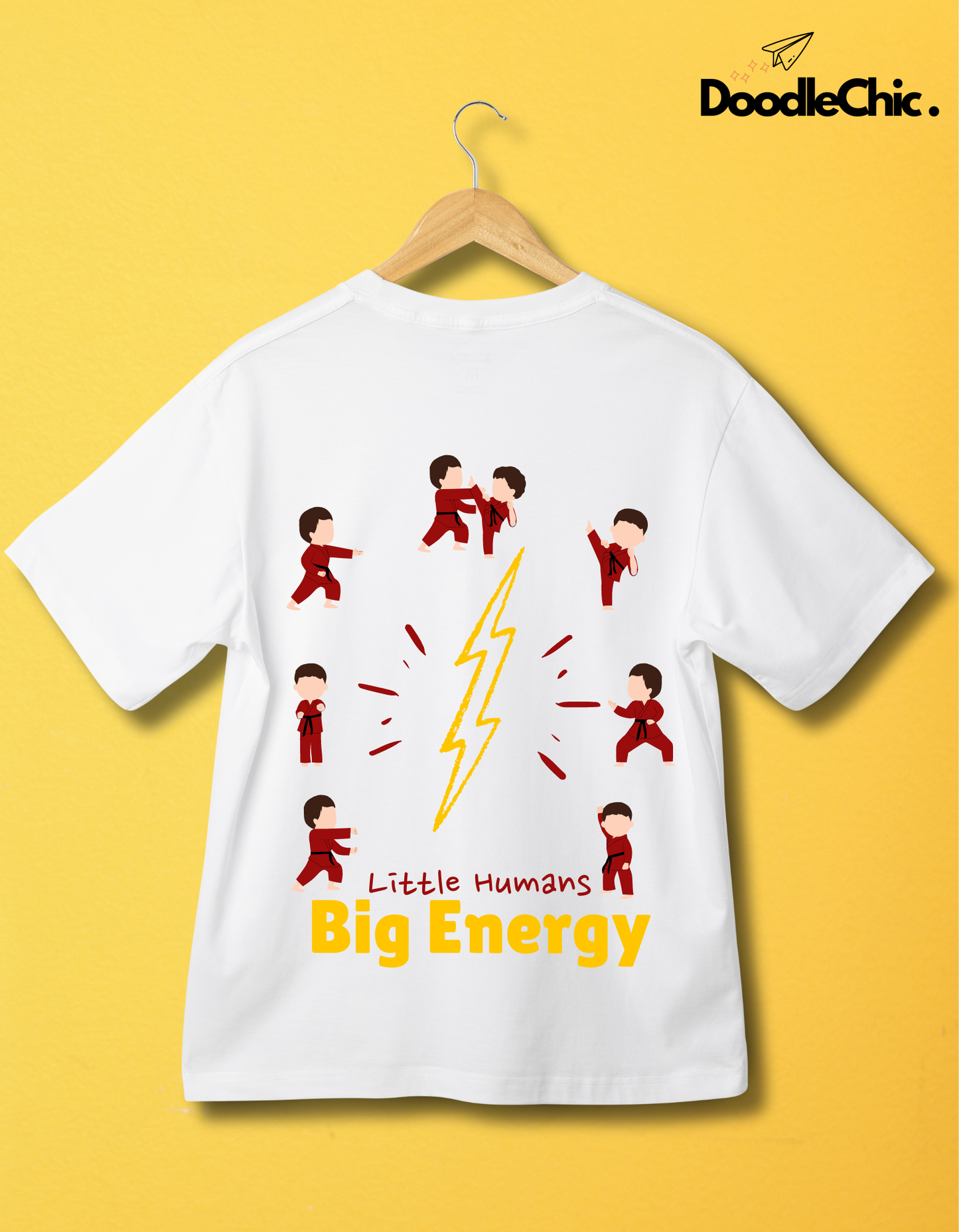 Little Humans Big Energy - White