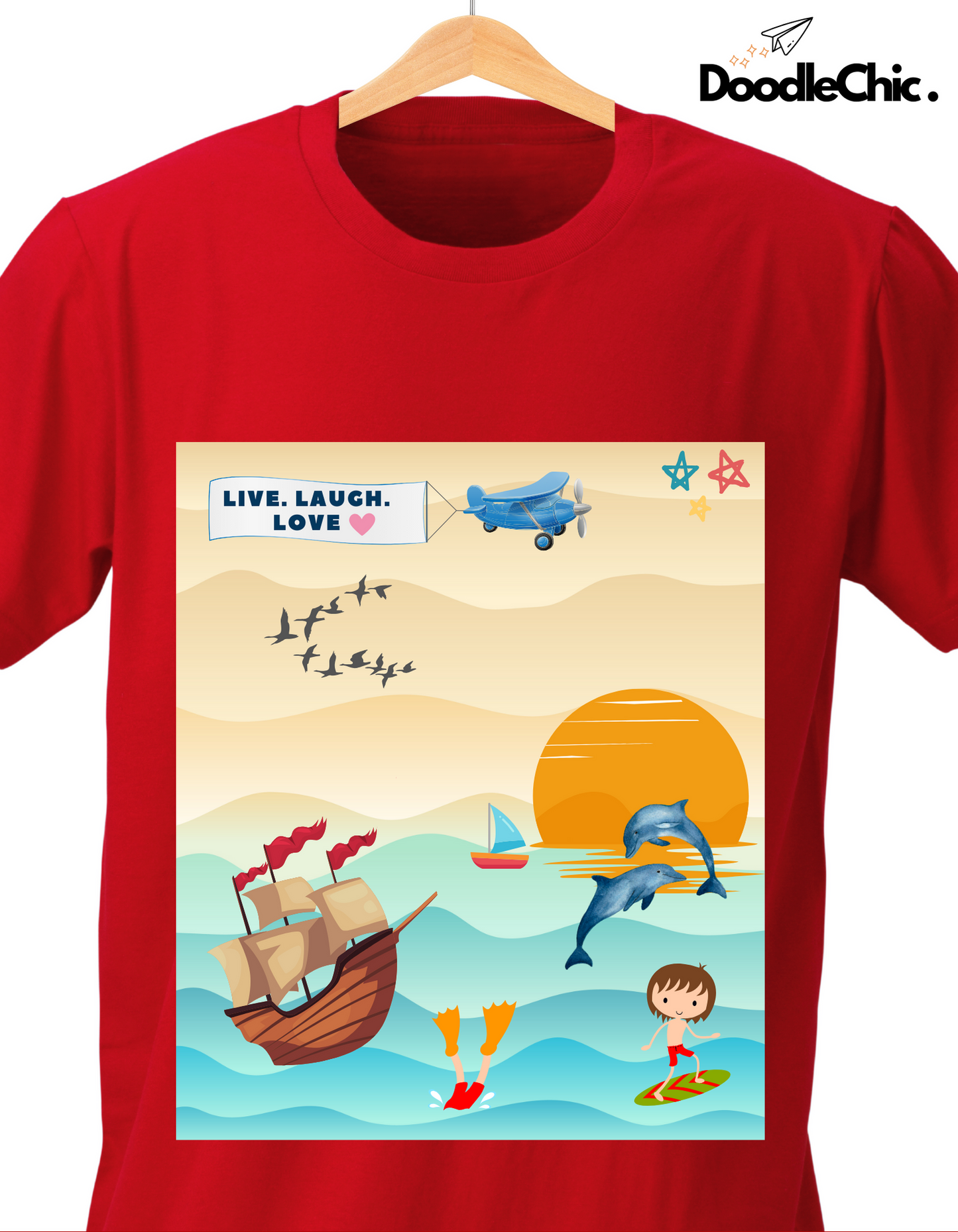 Live Laugh Love - Red