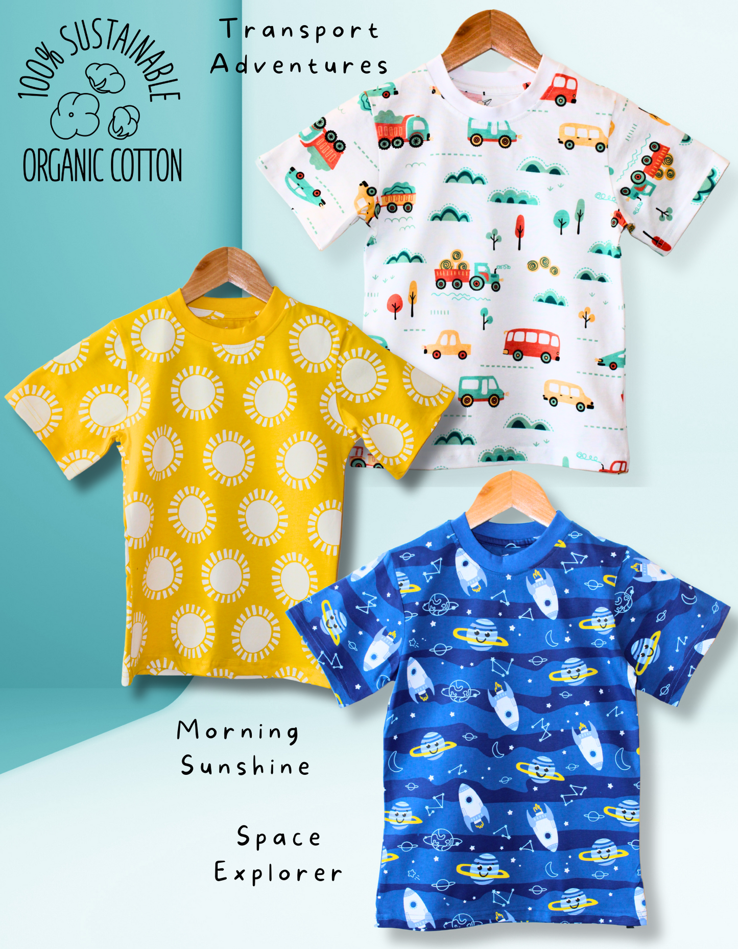 Pack of 3 - Space Explorer, Sunshine and City Adventures