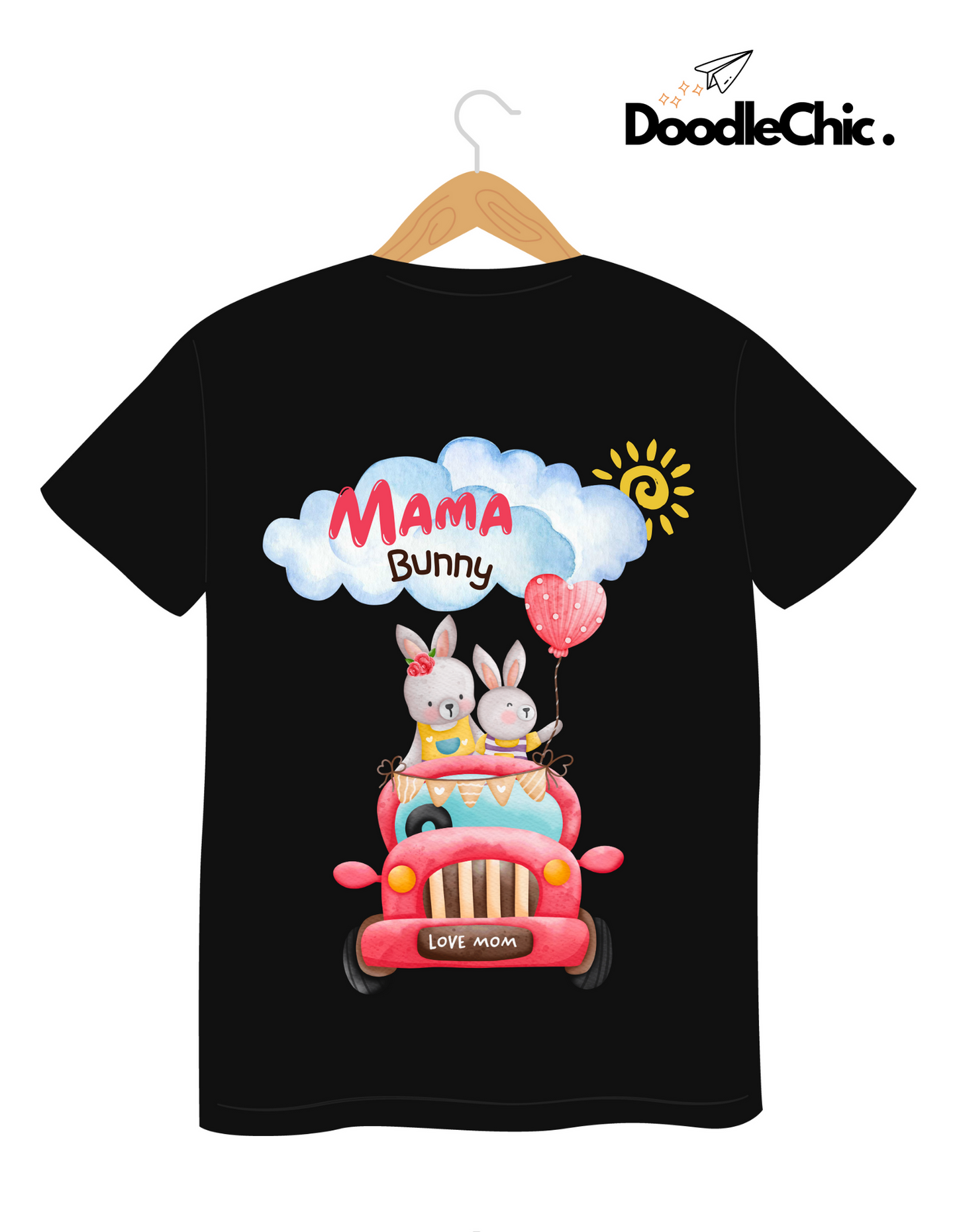 Mama Bunny Love - Black