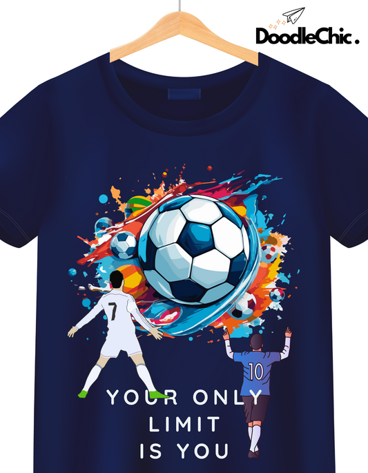 Soccer - Your Only Limit is You - Navy Blue