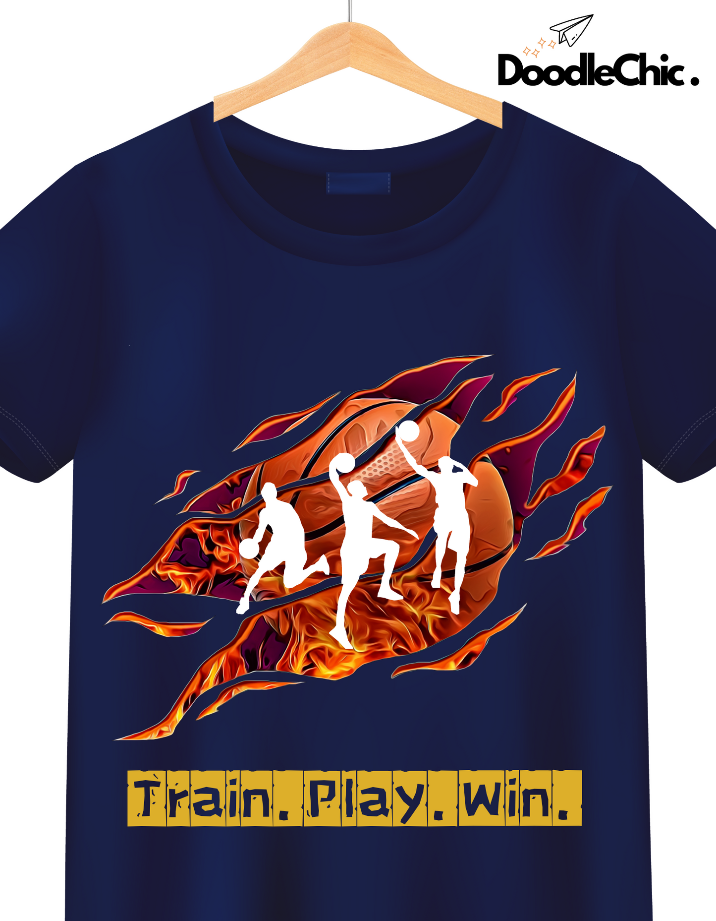 Train Play Win - Navy Blue
