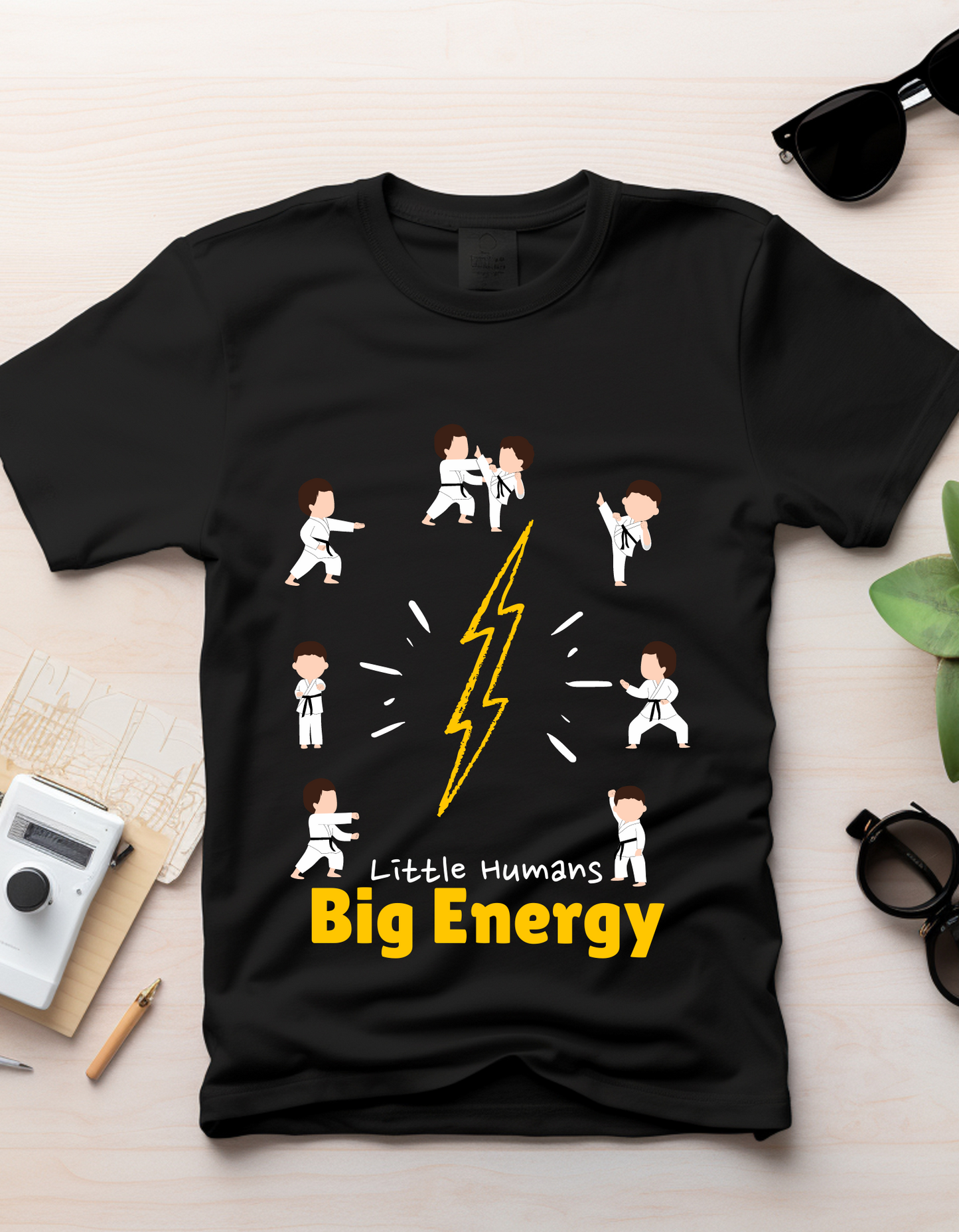 Little Humans Big Energy - Black