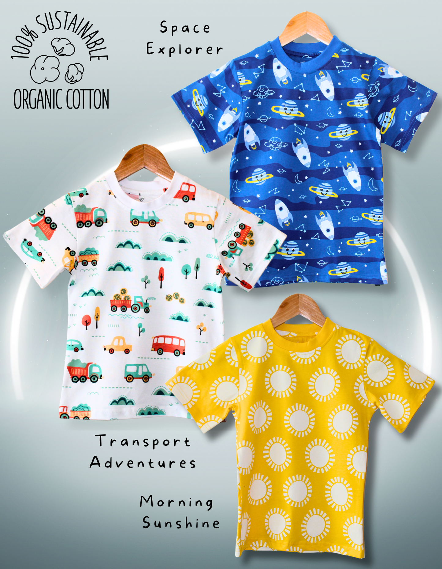 Pack of 3 - Space Explorer, Sunshine and City Adventures