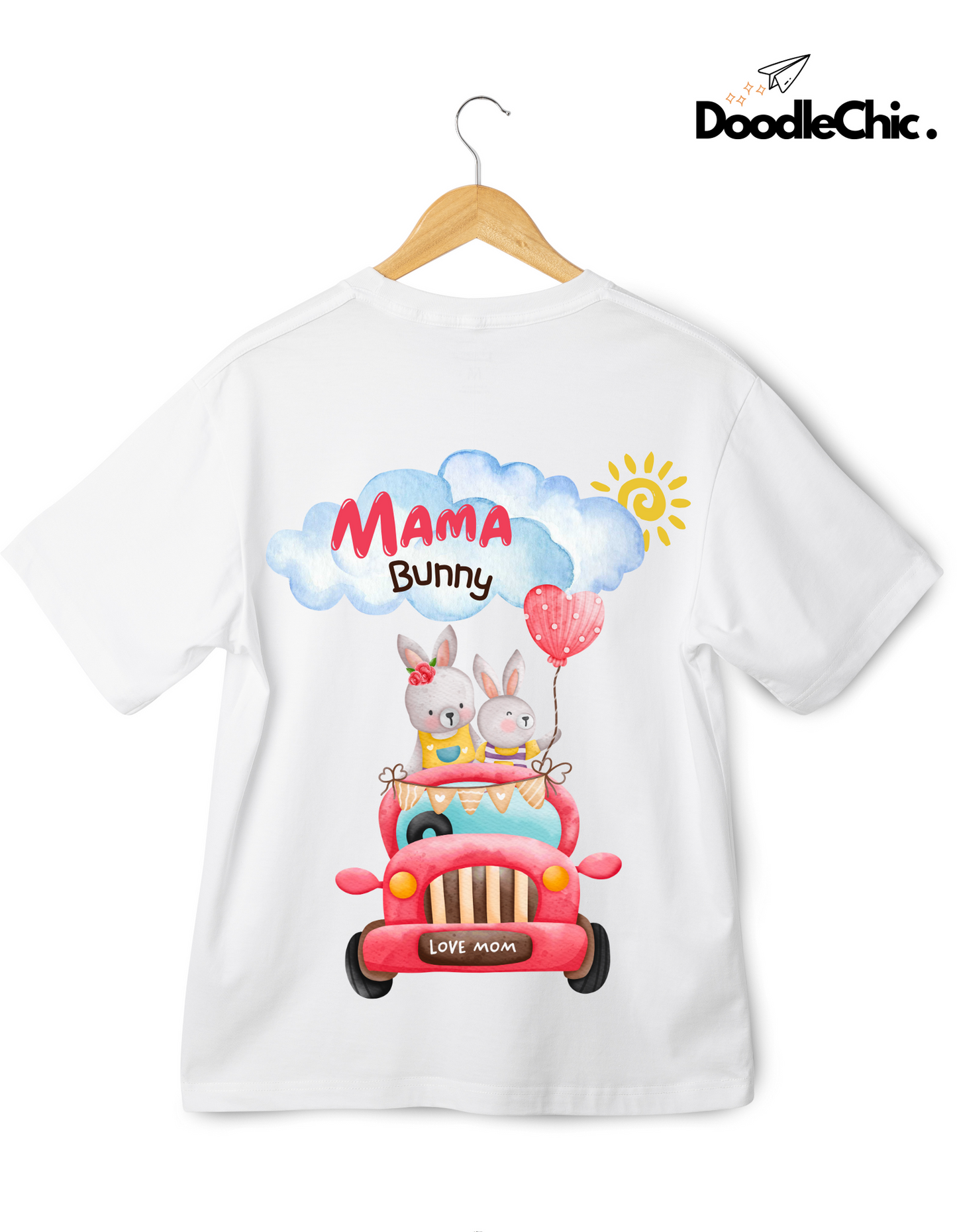 Mama Bunny Love - White