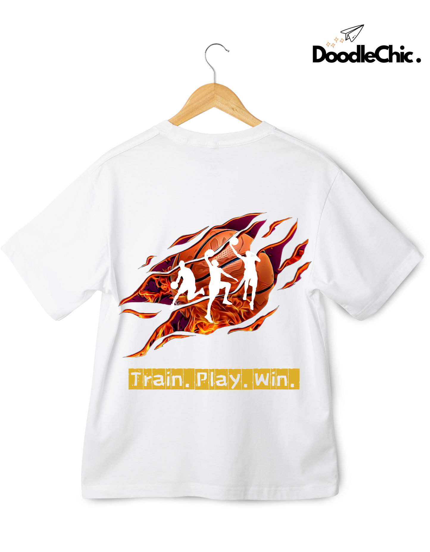 Train Play Win - White