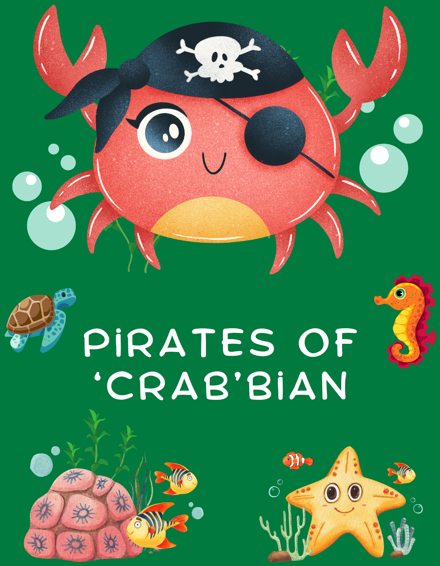 Pirates of 'Crab'bian - Green