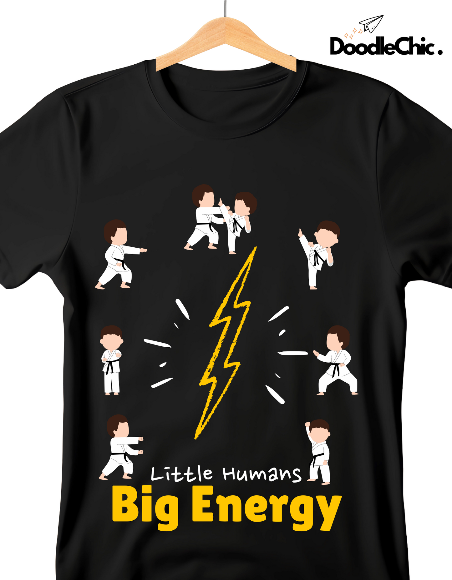 Little Humans Big Energy - Black