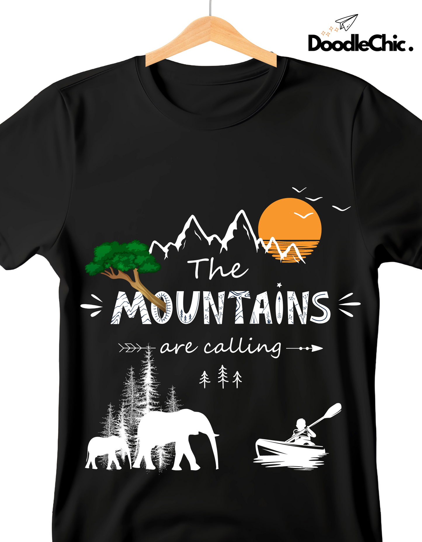 Mountains are Calling - Black