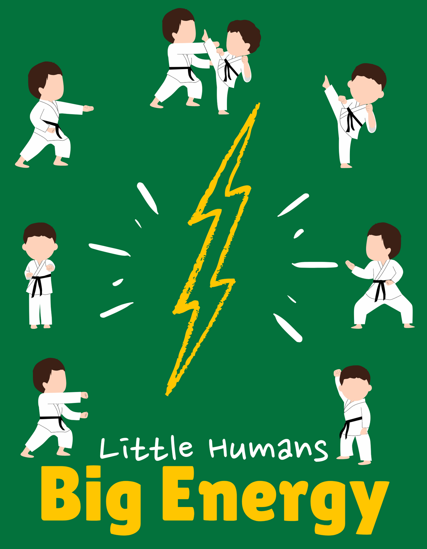 Little Humans Big Energy - Green