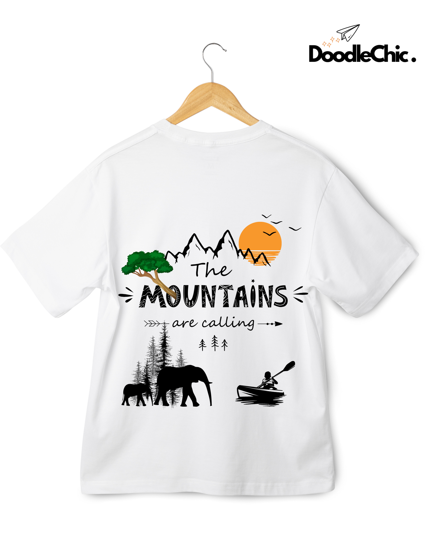 Mountains are Calling - White