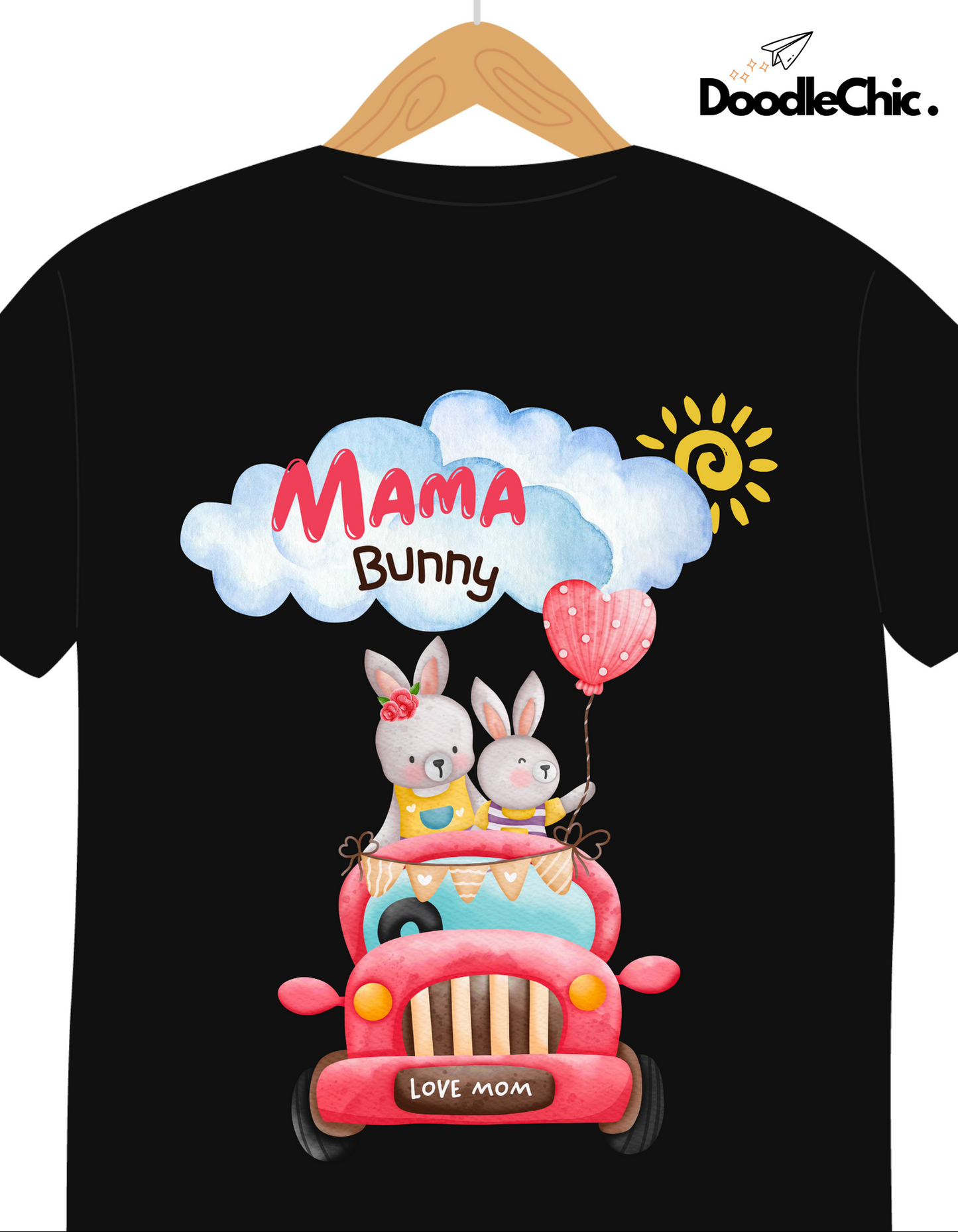 Mama Bunny Love - Black