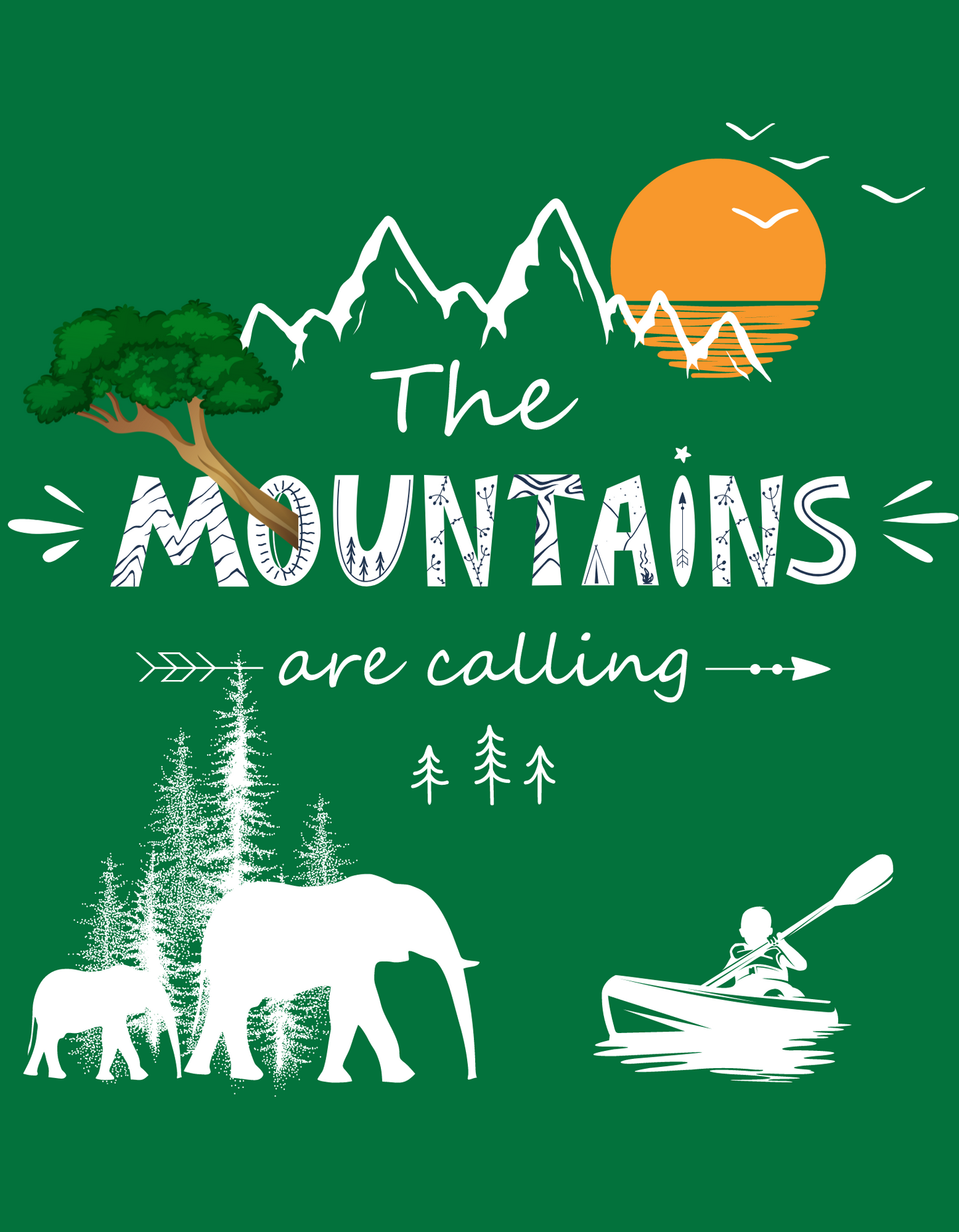 Mountains are Calling - Green