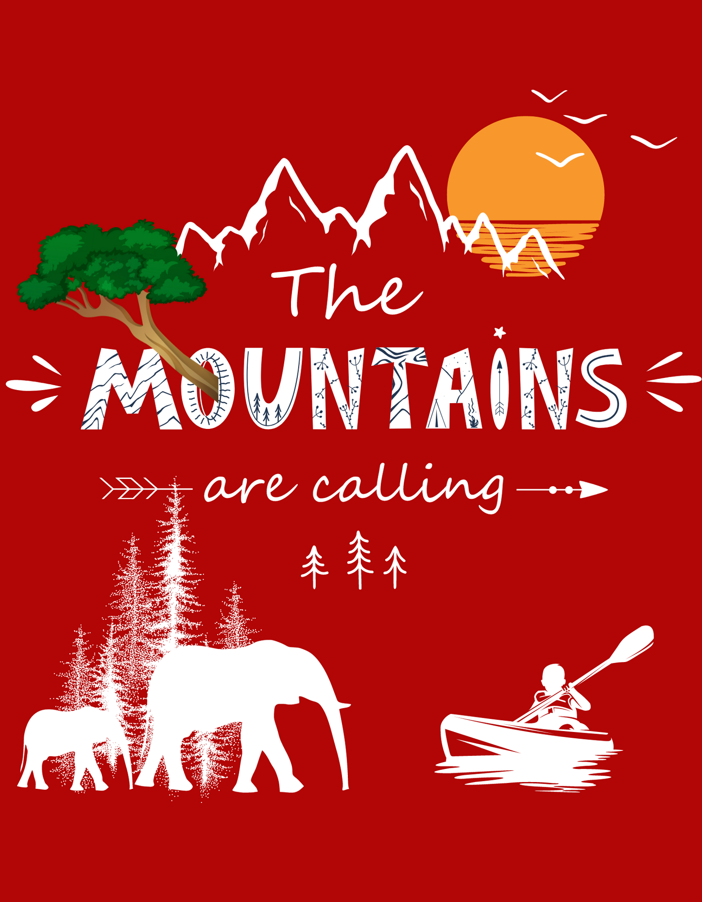 Mountains are Calling - Red