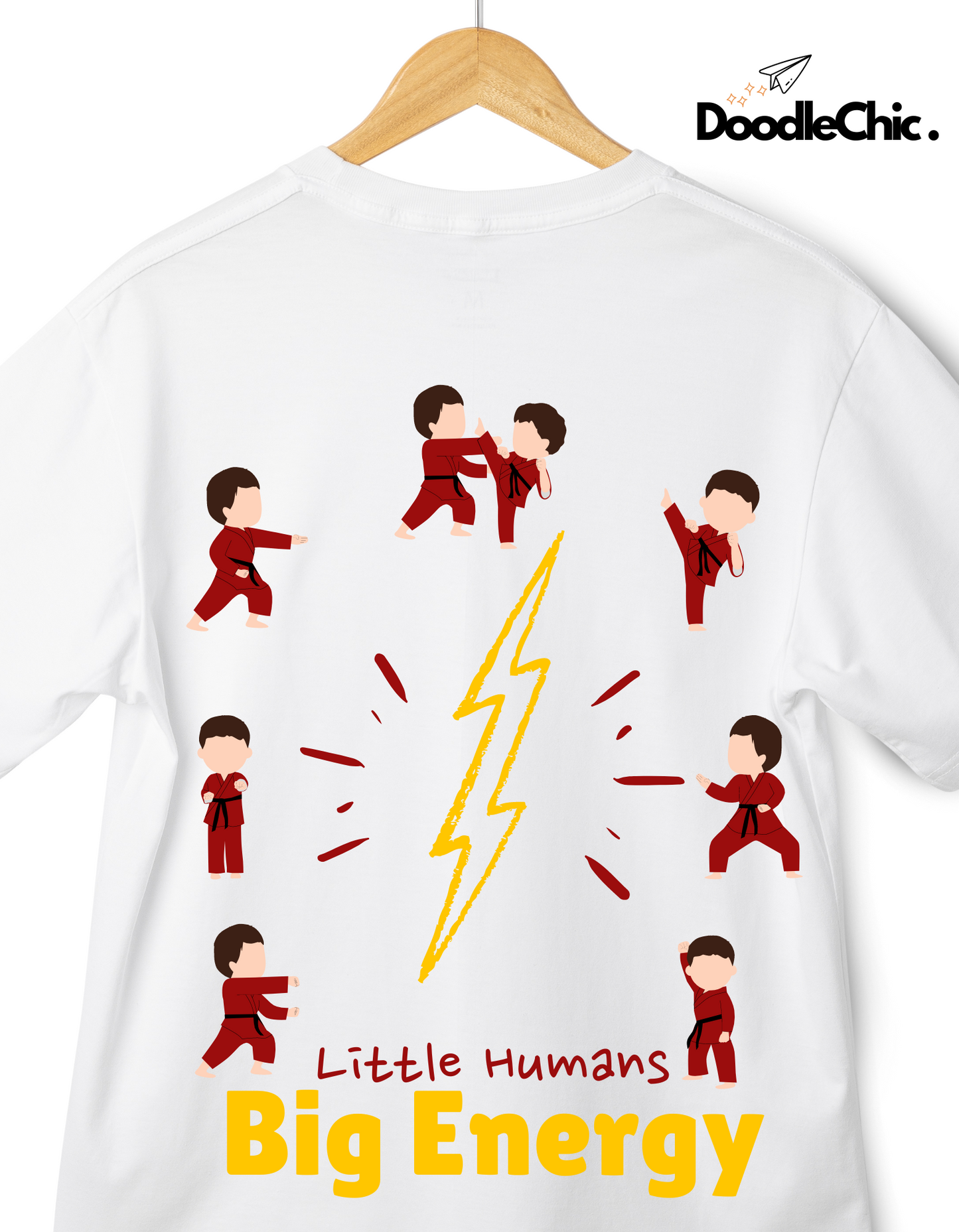 Little Humans Big Energy - White