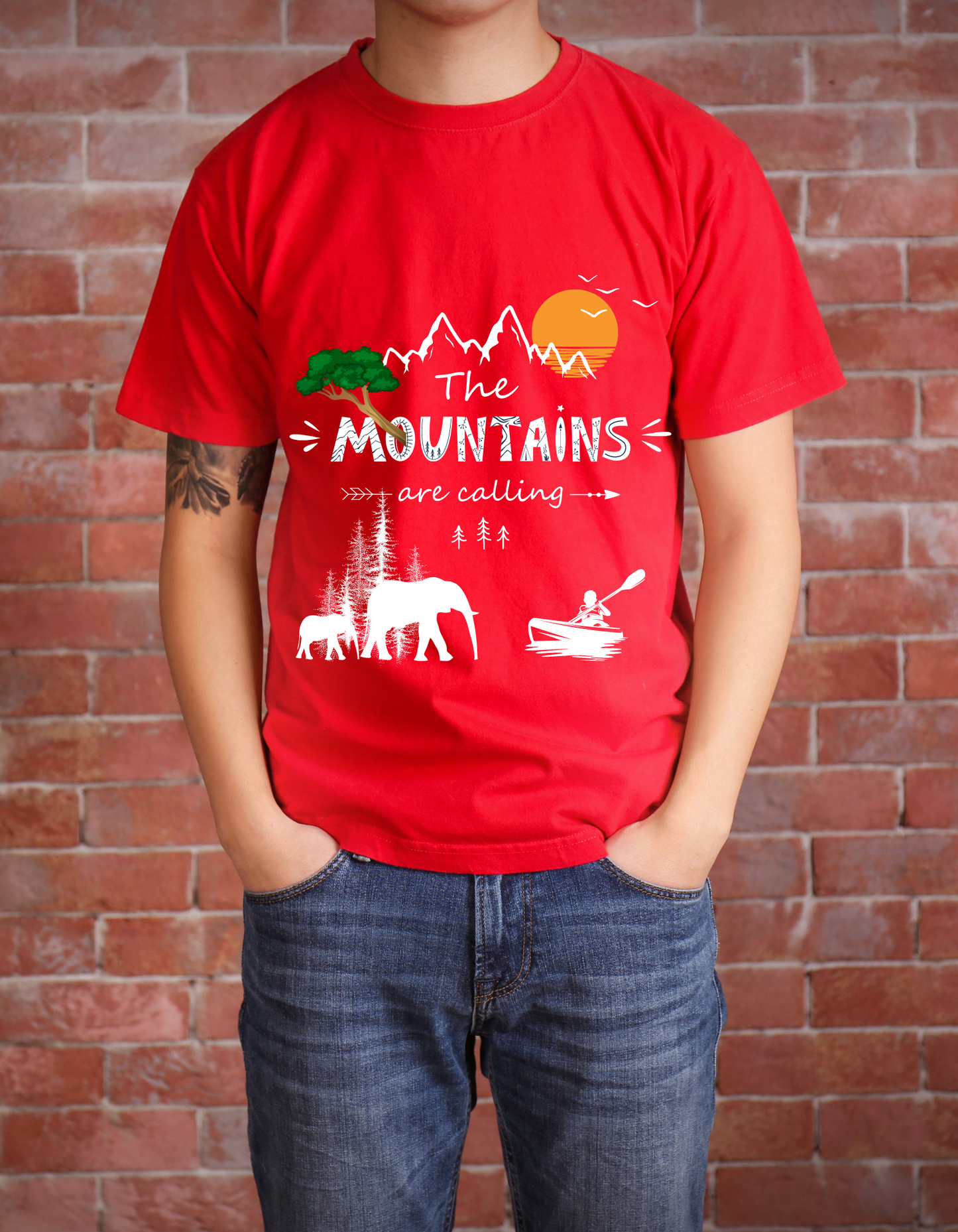 Mountains are Calling - Red