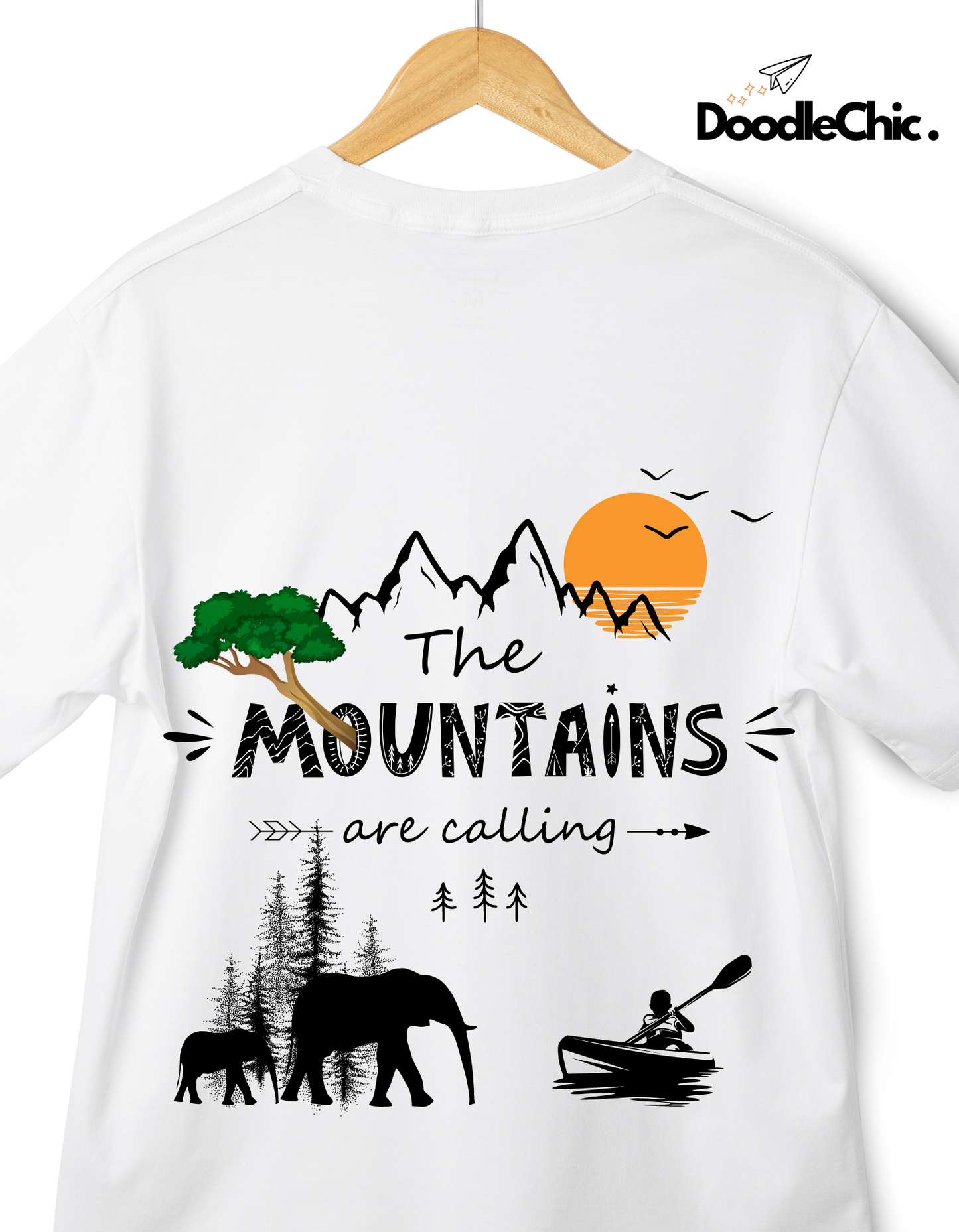 Mountains are Calling - White