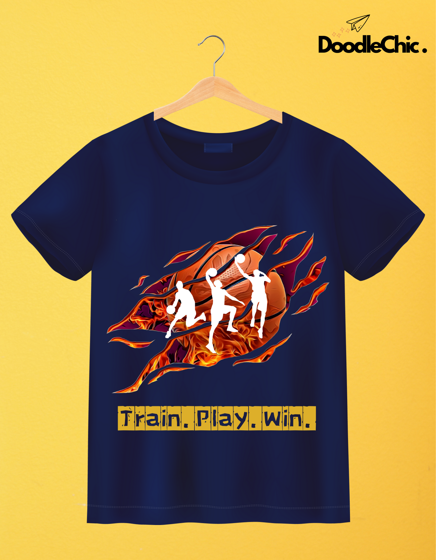 Train Play Win - Navy Blue