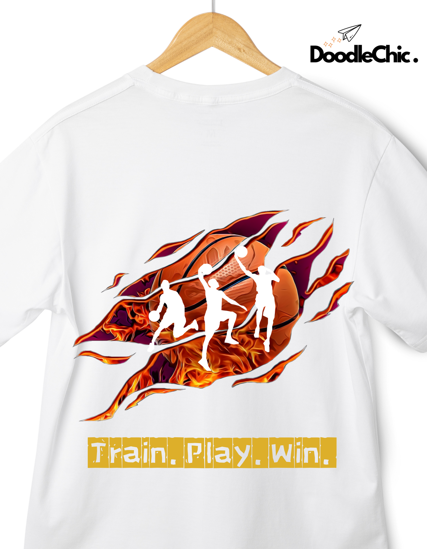 Train Play Win - White