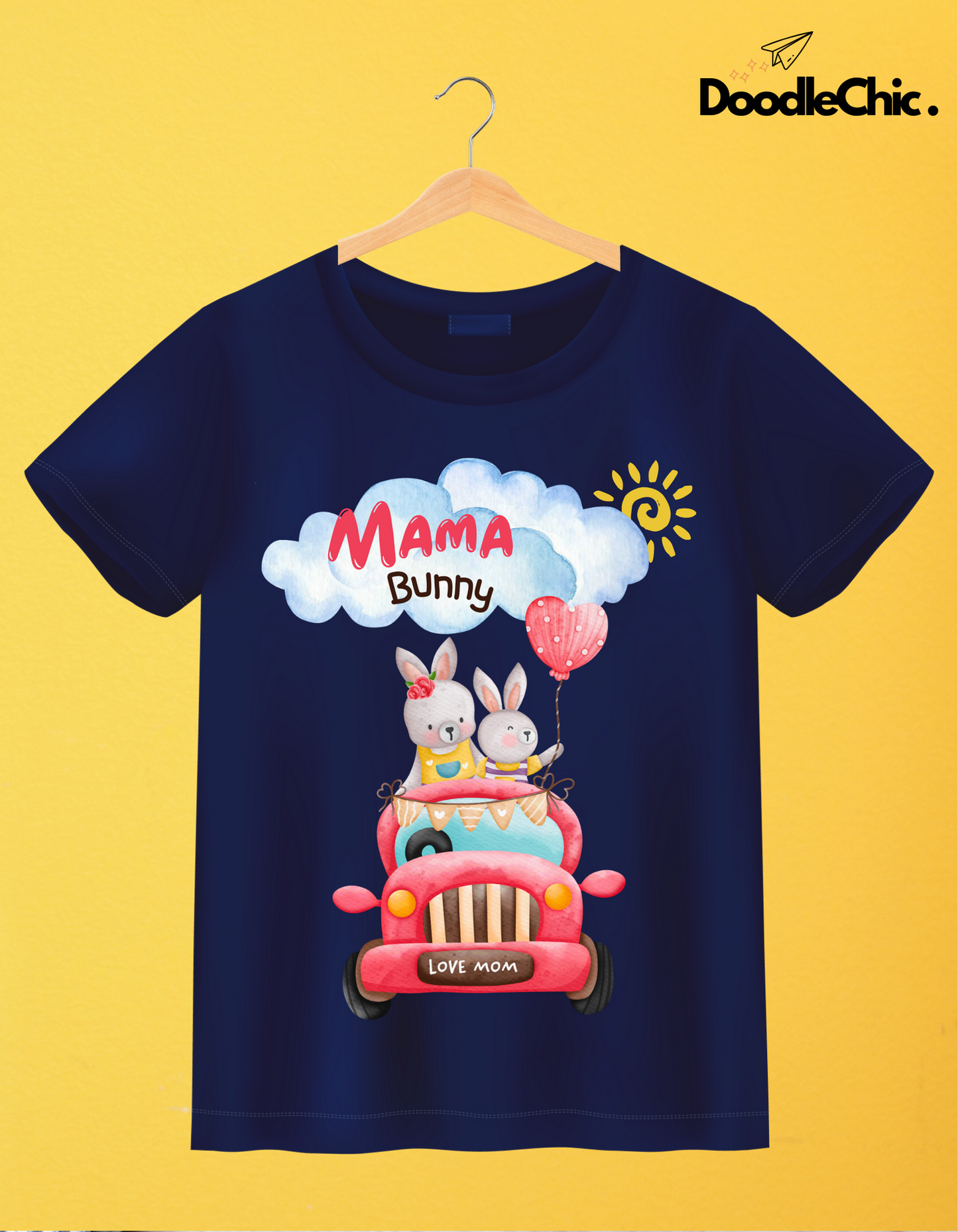 Mama Bunny Love - Navy Blue