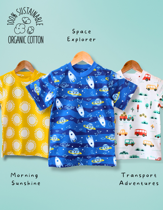 Pack of 3 - Space Explorer, Sunshine and City Adventures