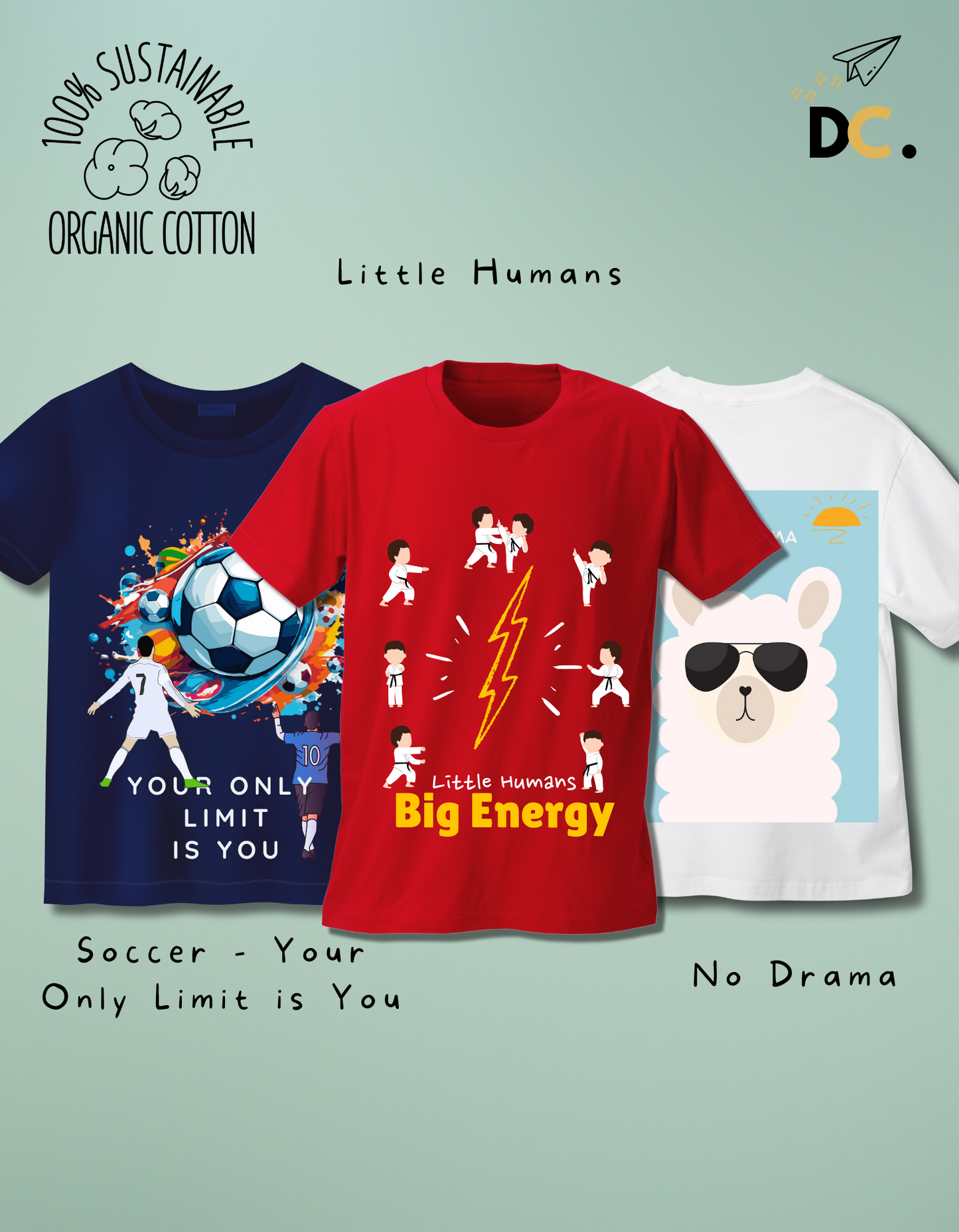 Pack of 3 T-shirts Vibrant Tshirts