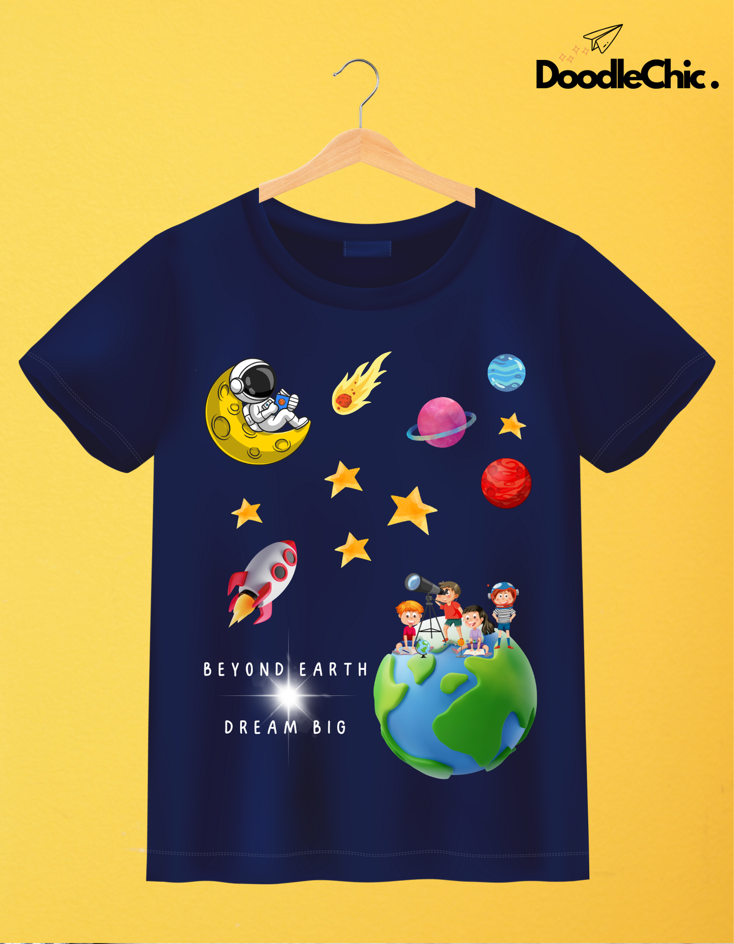 Beyond Earth Dream Big - Navy Blue