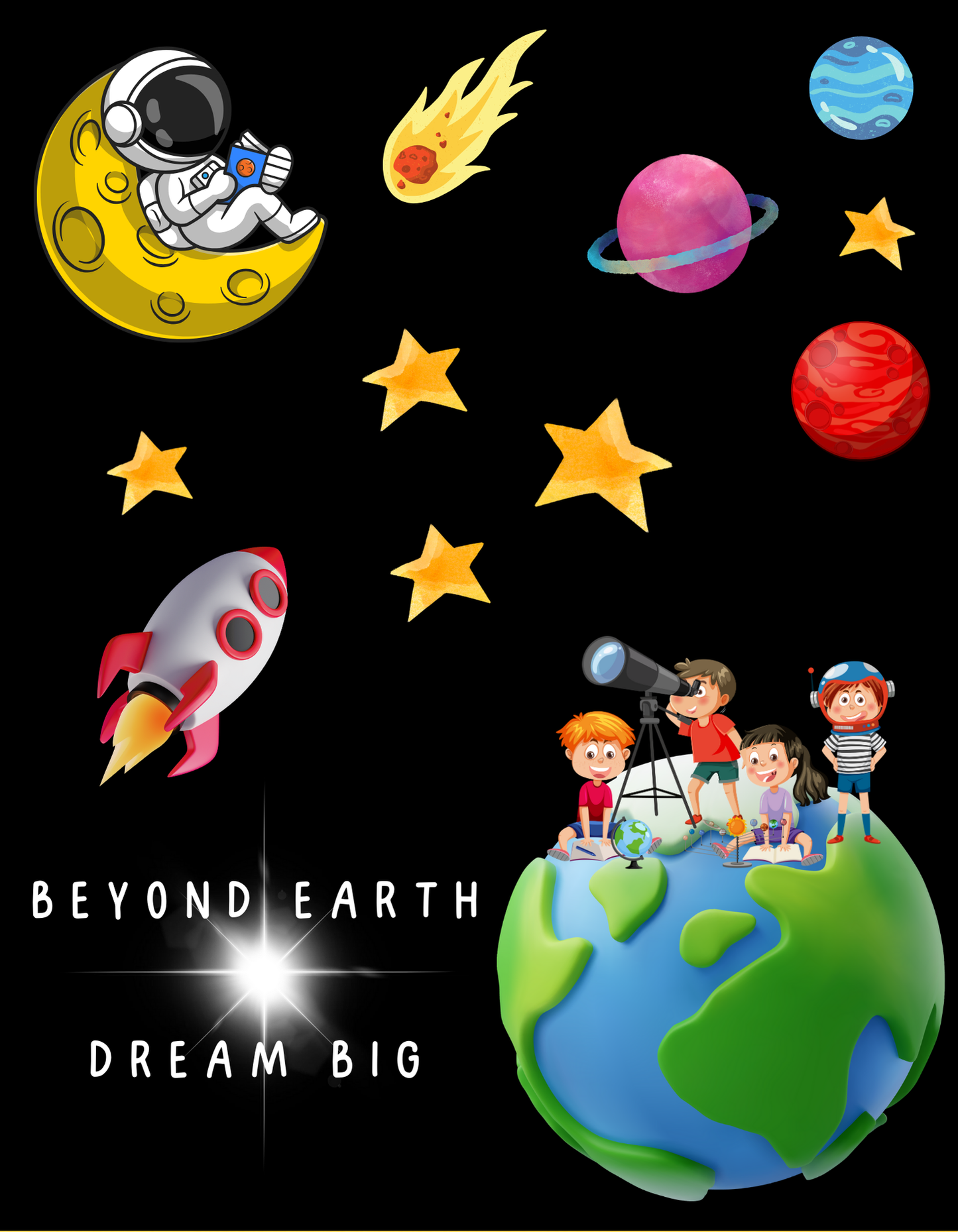 Beyond Earth Dream Big - Black