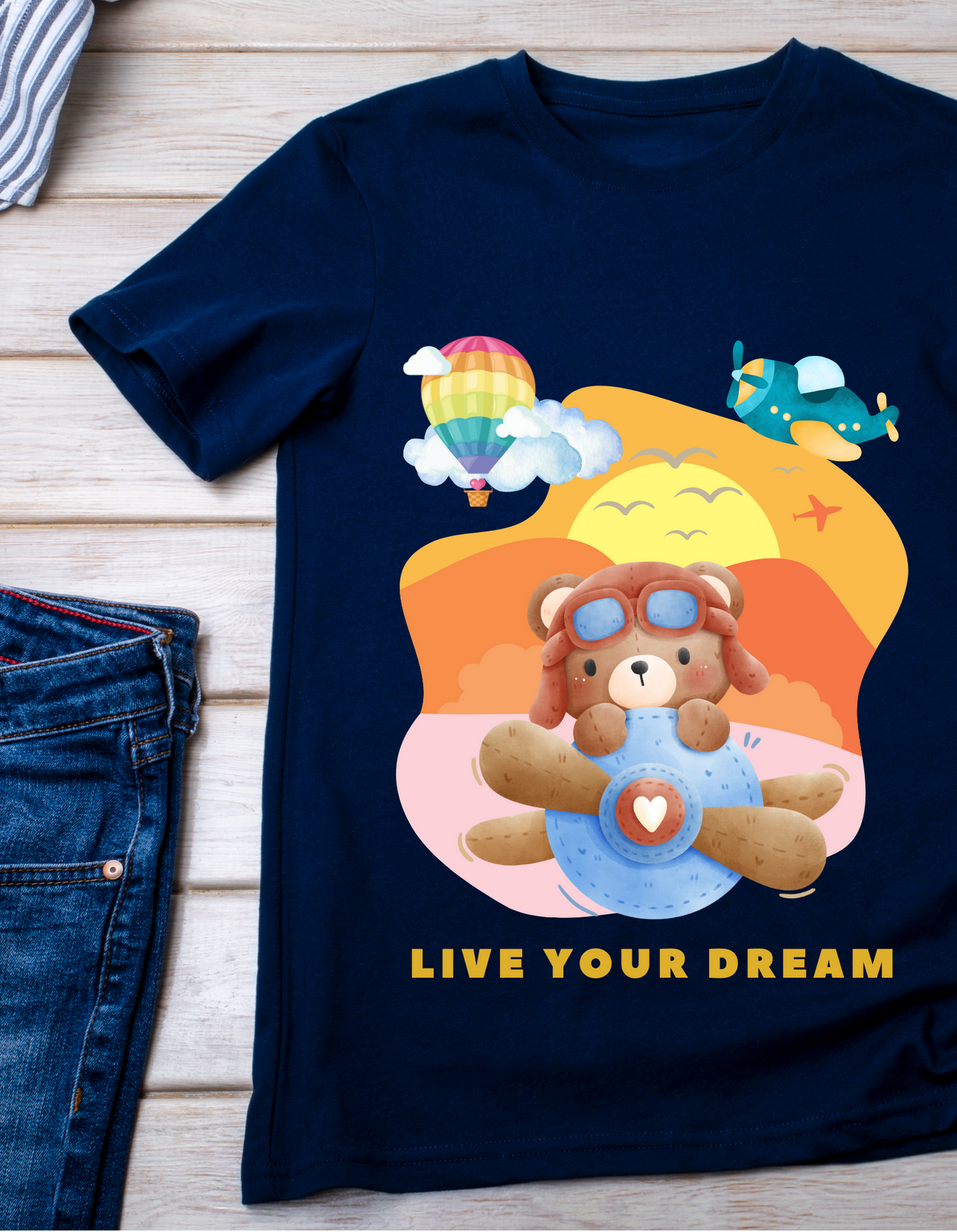 Live Your Dream - Navy Blue