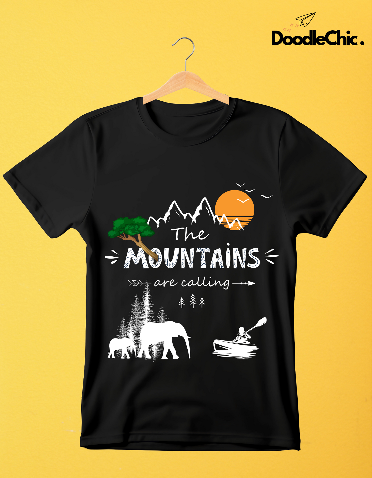 Mountains are Calling - Black