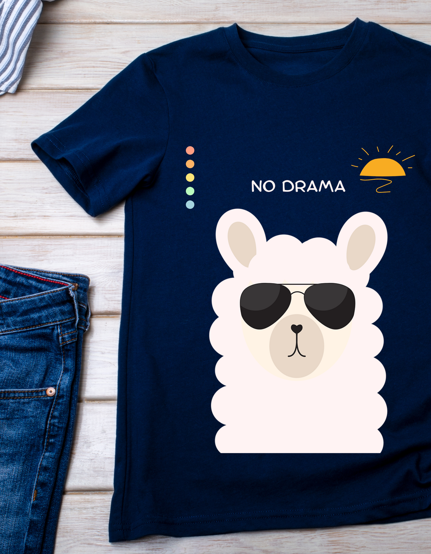 No Drama - Navy Blue