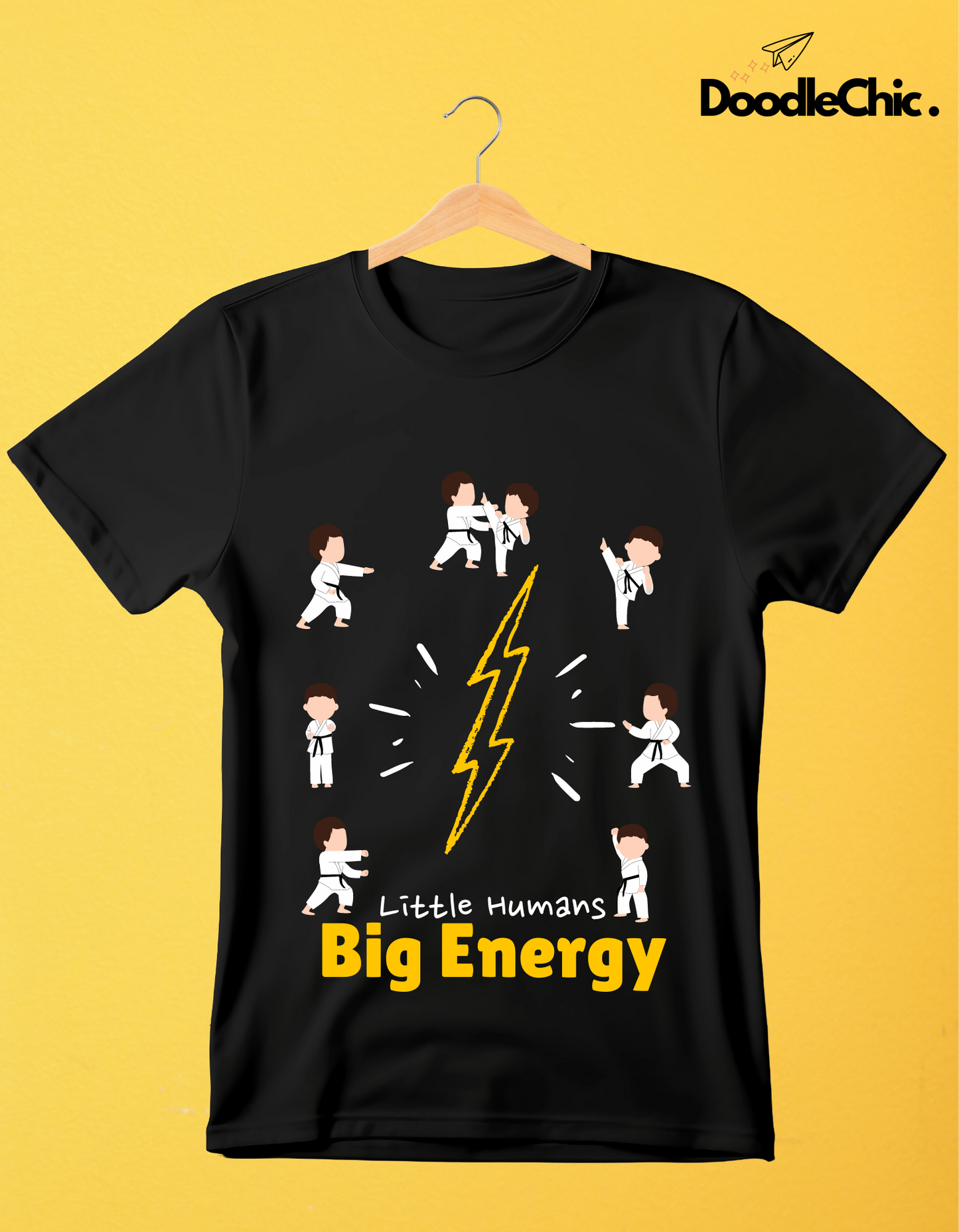Little Humans Big Energy - Black