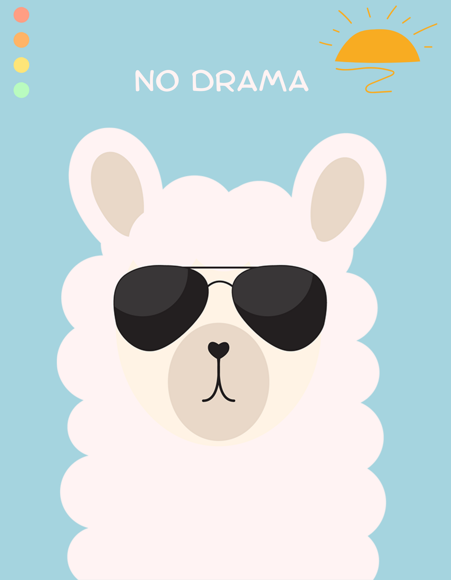 No Drama - White