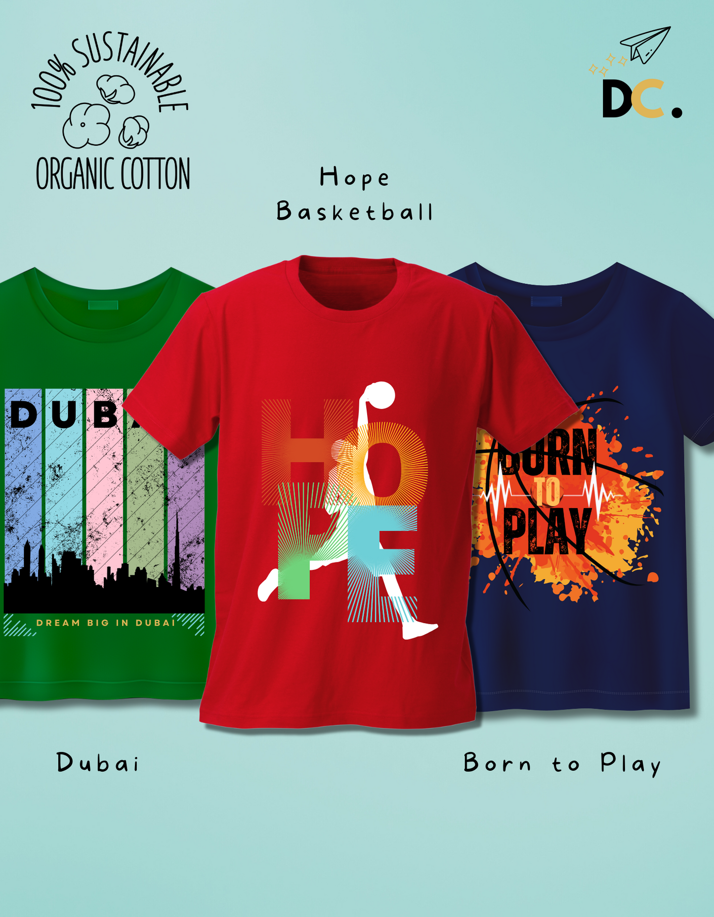 Pack of 3 Play and Travel Tshirts