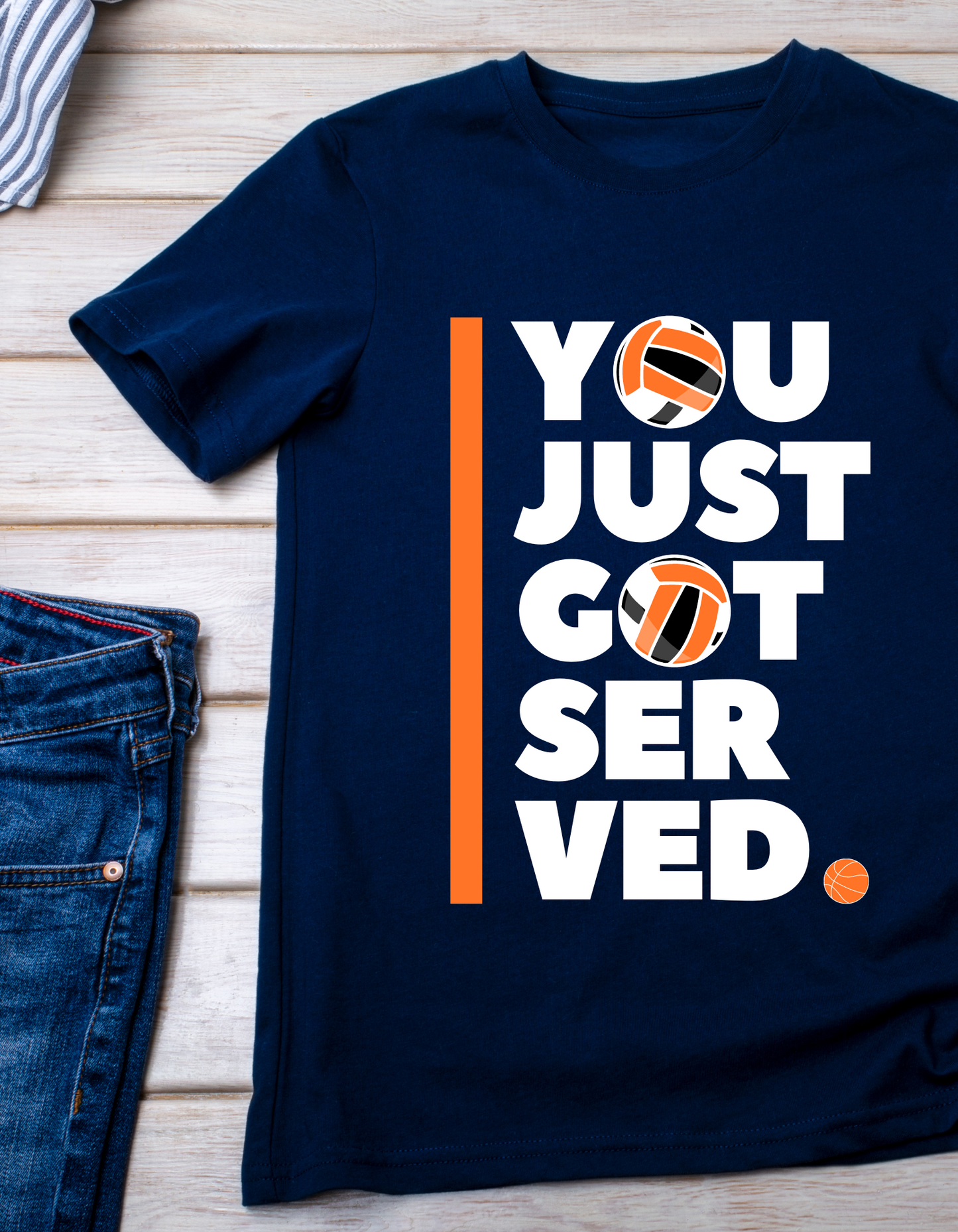 You Just Got Served - Navy Blue