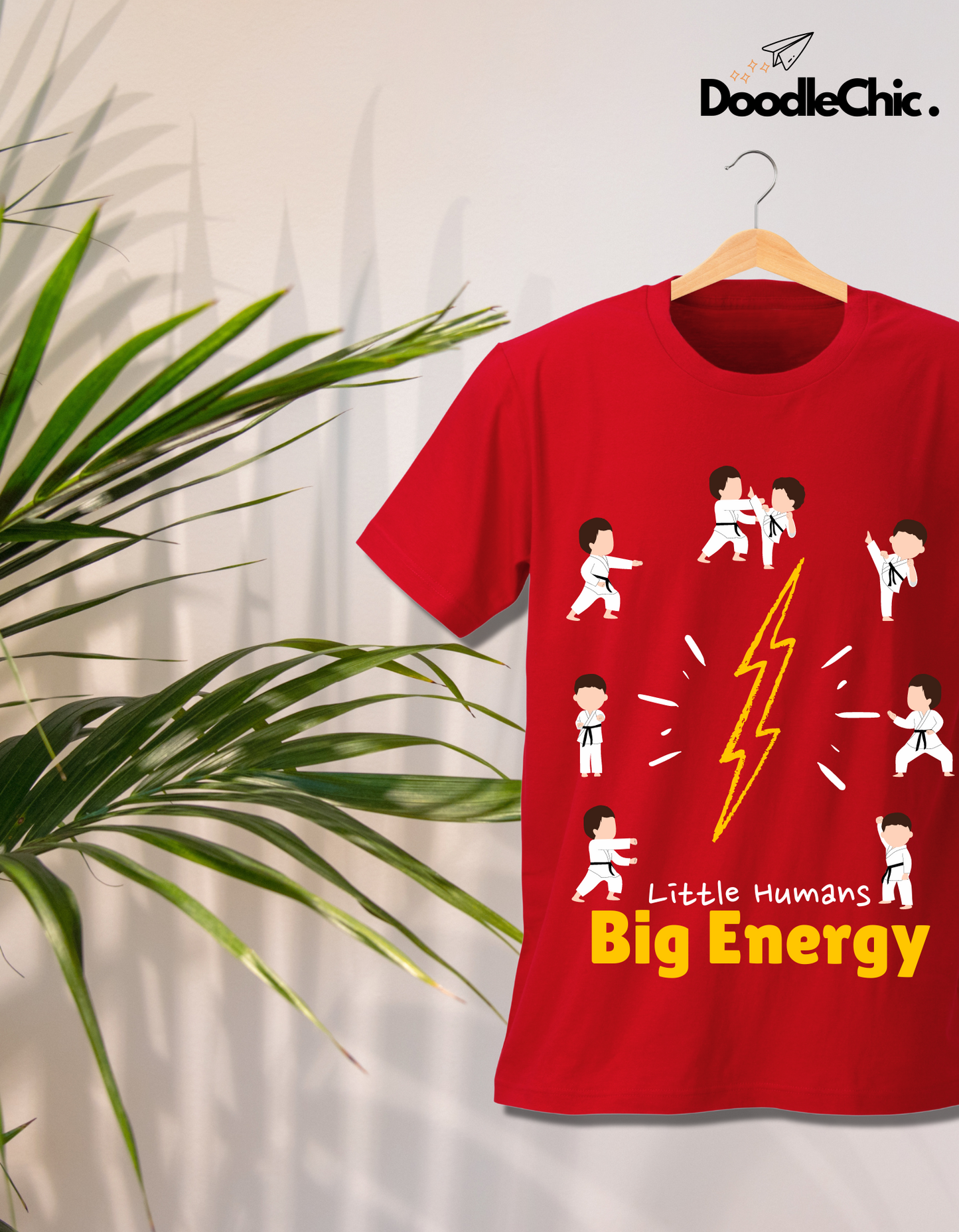 Little Humans Big Energy - Red