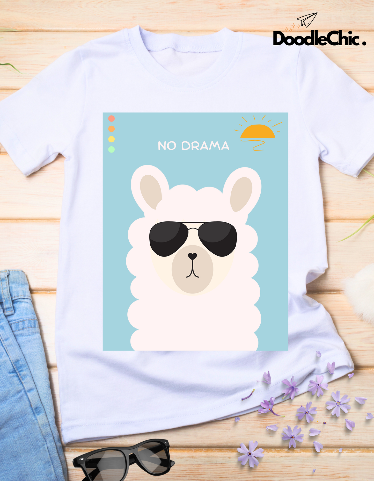 No Drama - White