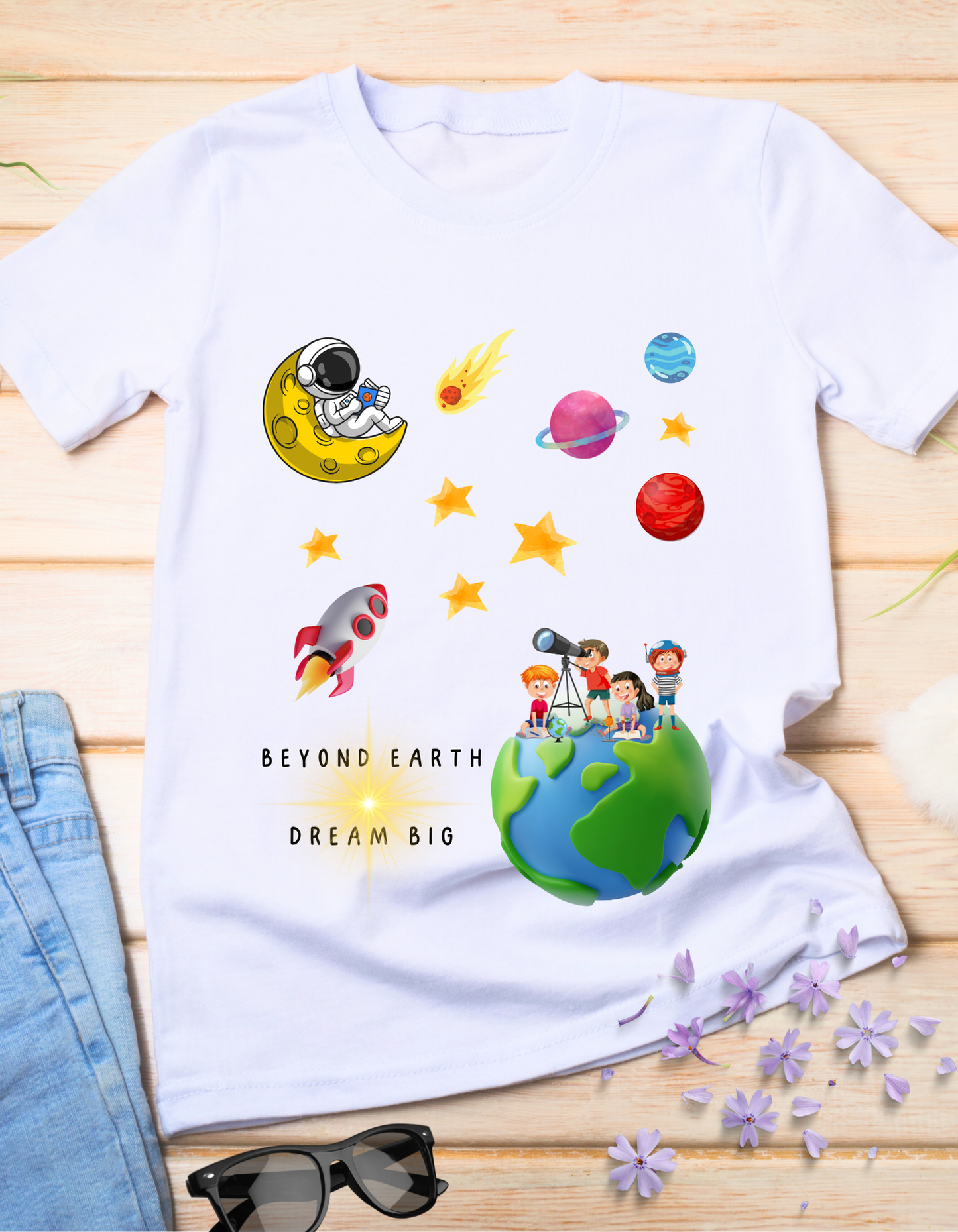 Beyond Earth Dream Big - White