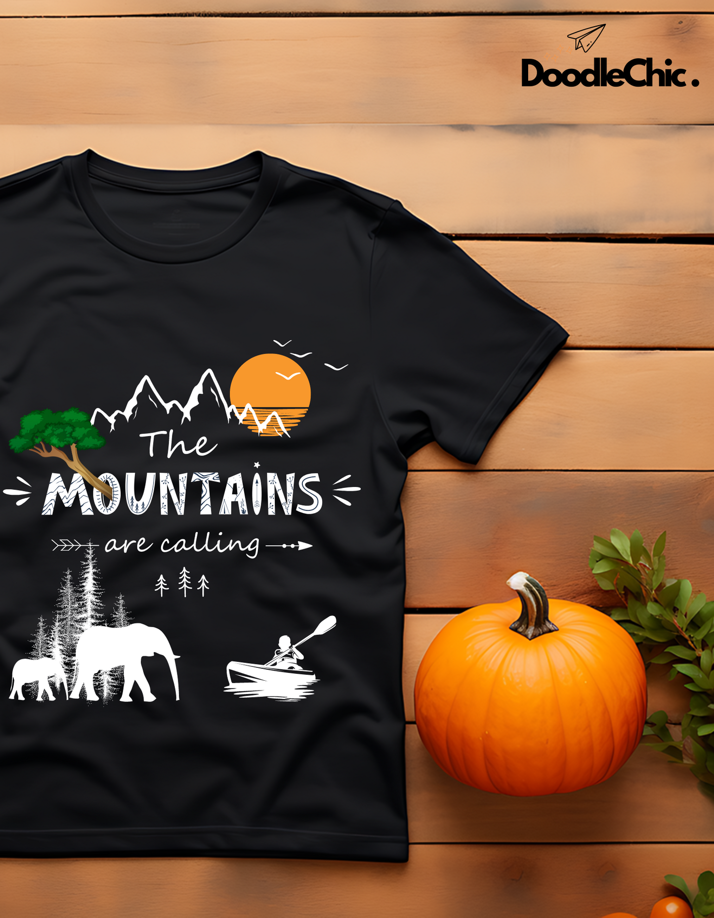 Mountains are Calling - Black