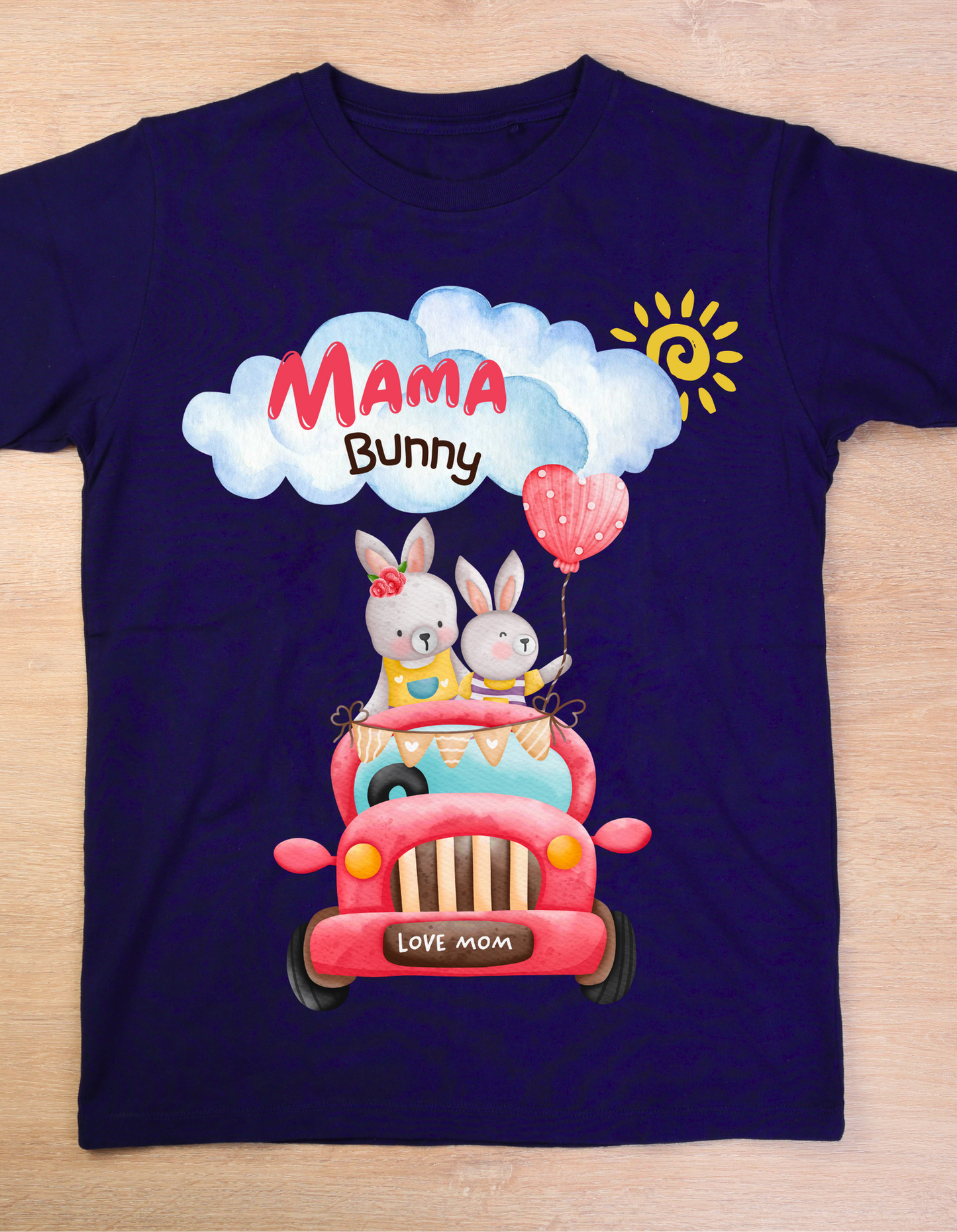 Mama Bunny Love - Navy Blue