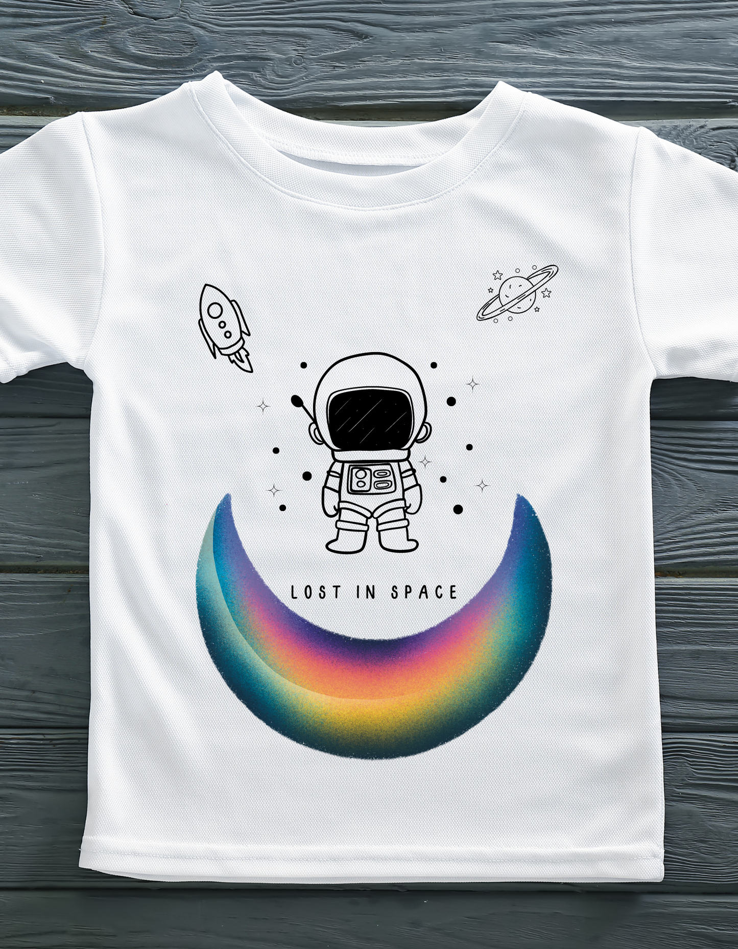 Pack of 3 Sports, India and Space T-shirts