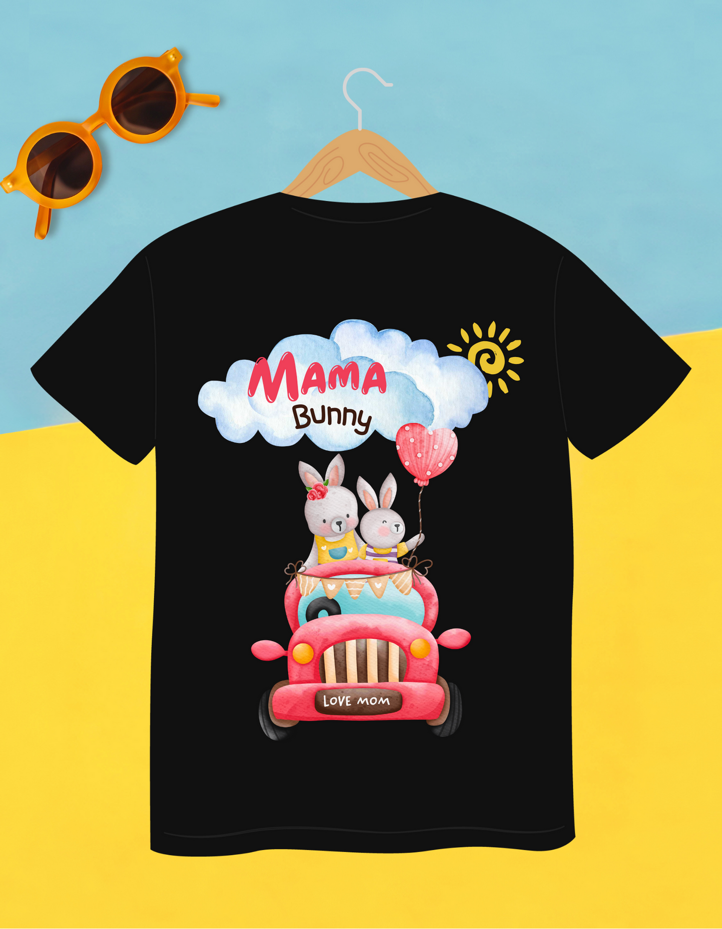Mama Bunny Love - Black