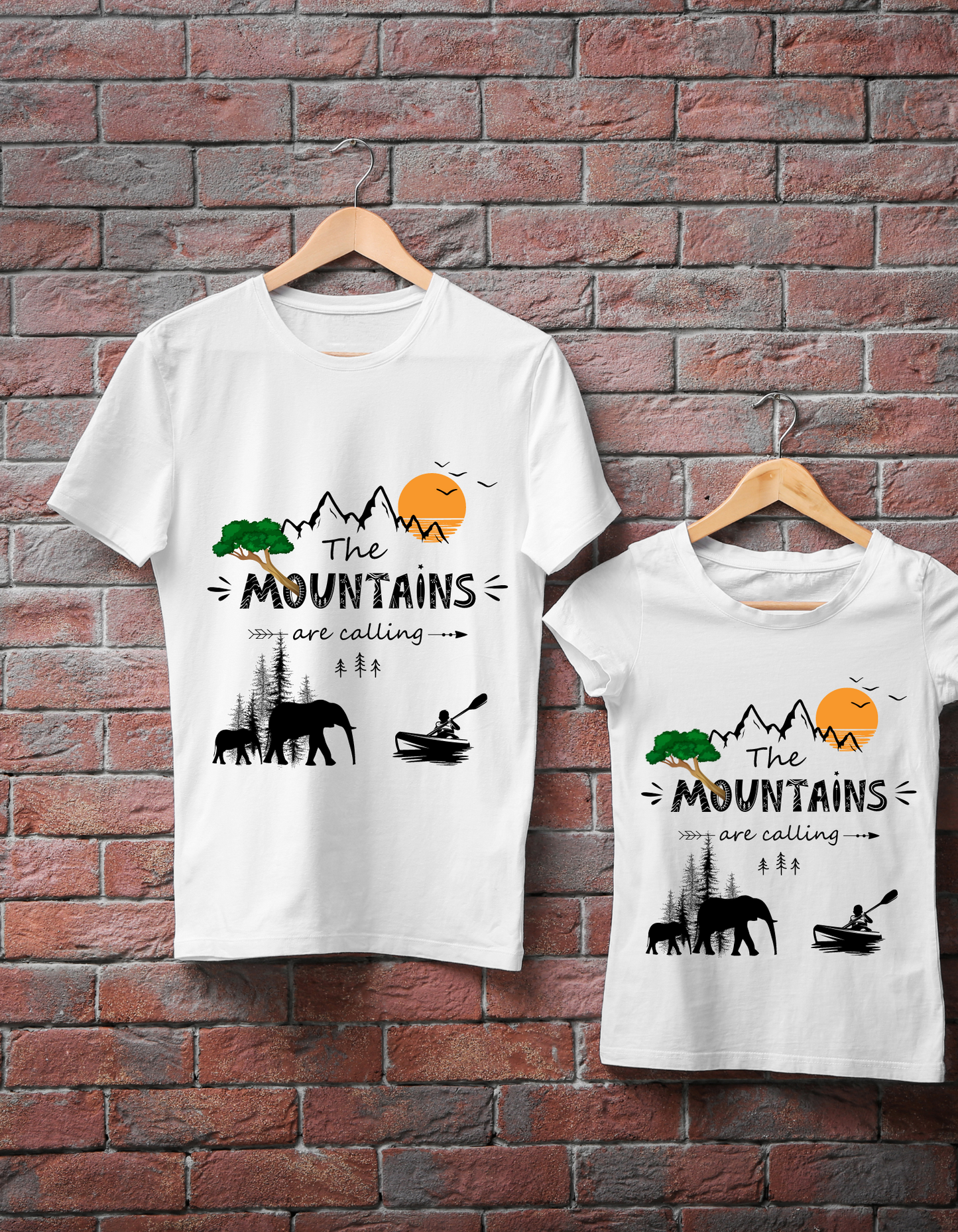 Mountains are Calling - White